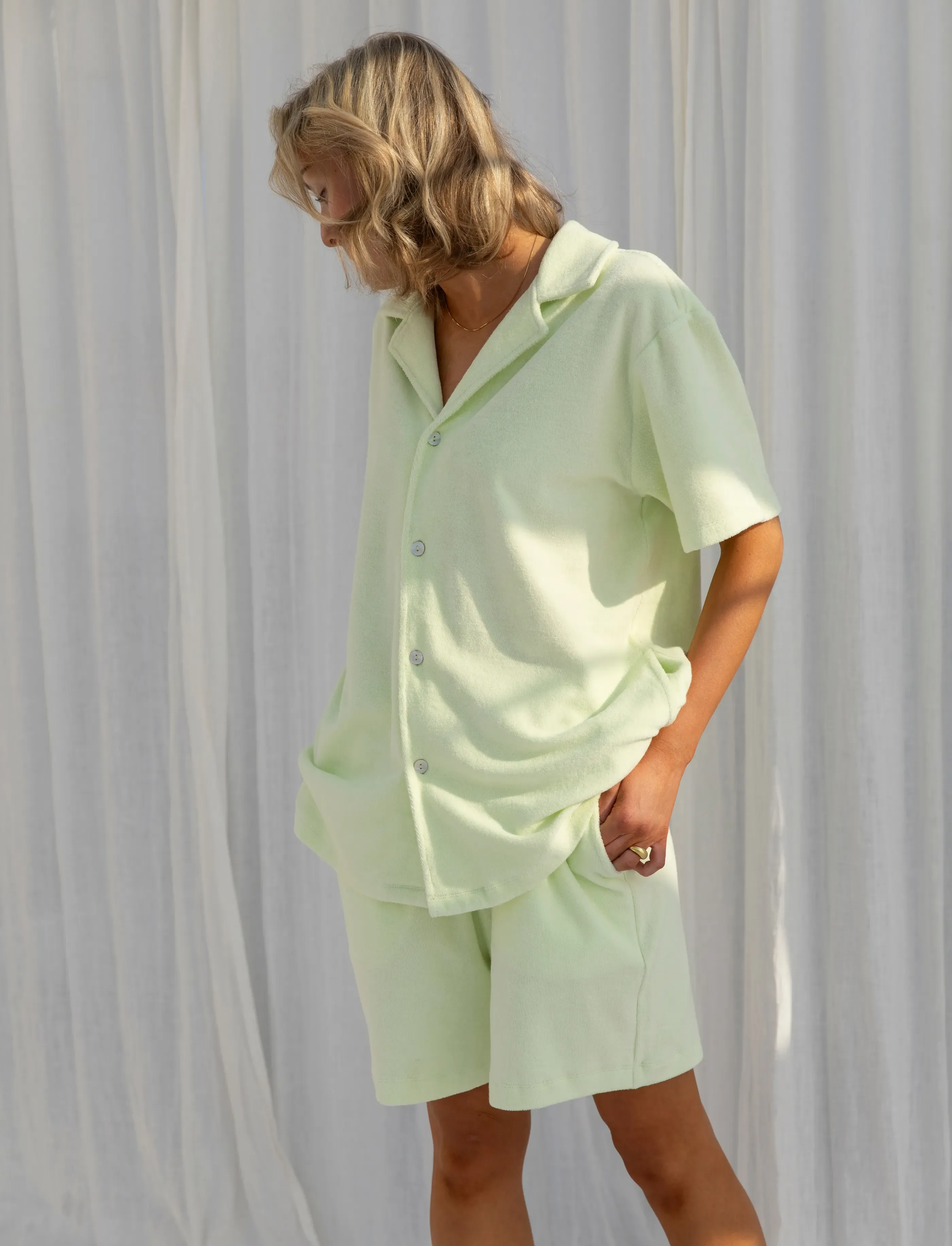 Bongusta - Naram Shorts - shorts - lemon sorbet - 2