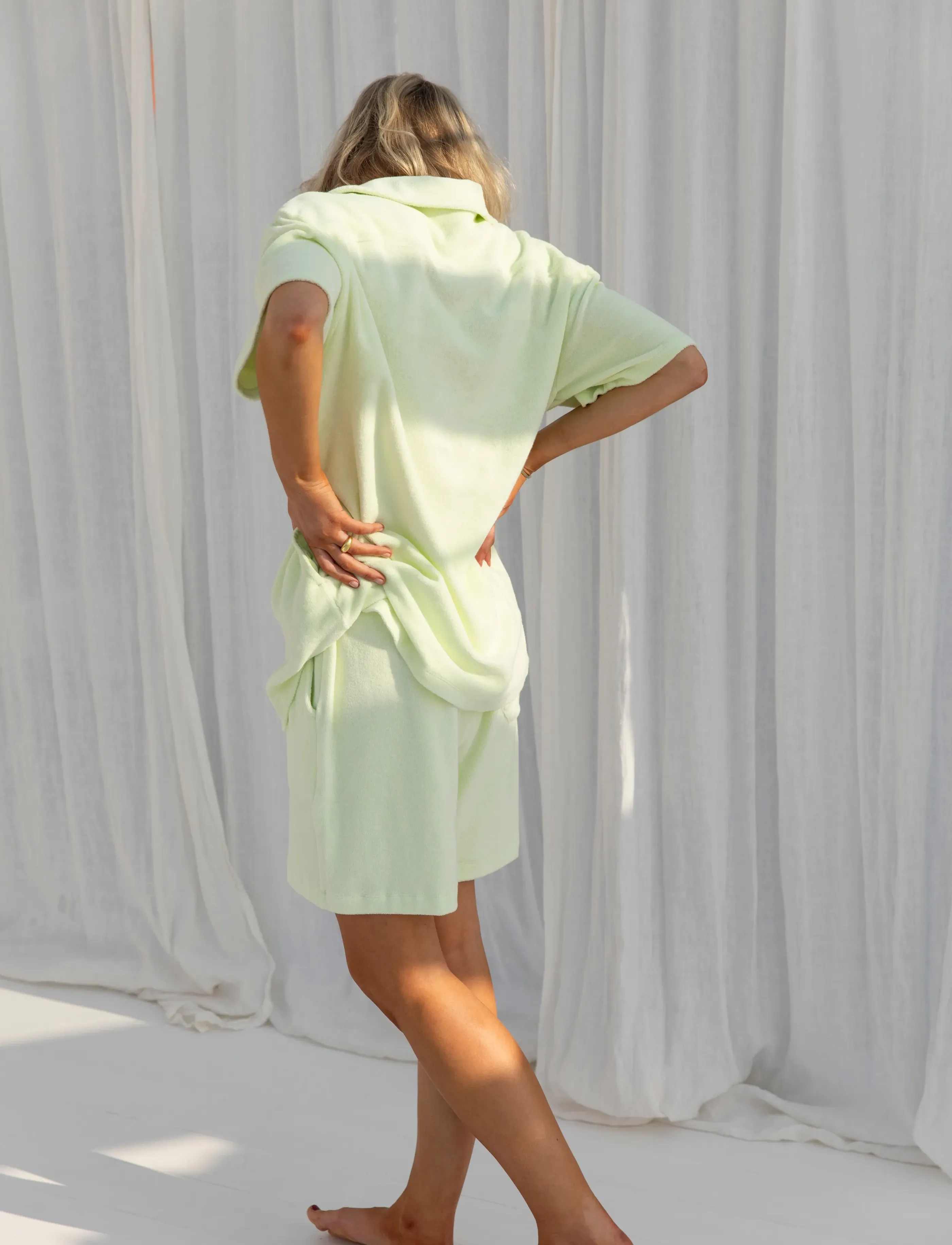 Bongusta - Naram Shorts - shorts - lemon sorbet - 3
