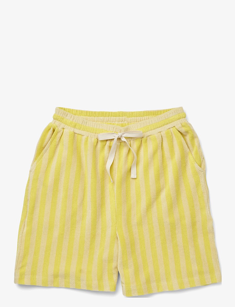 Bongusta - Naram Shorts - shorts - pristine & neon yellow - 1