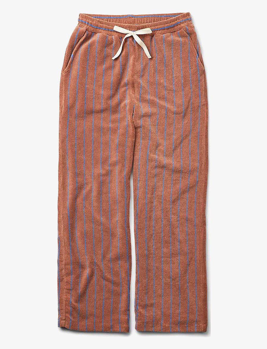 Bongusta - Naram Pants - pidžaamapüksid - camel & ultramarine - 1