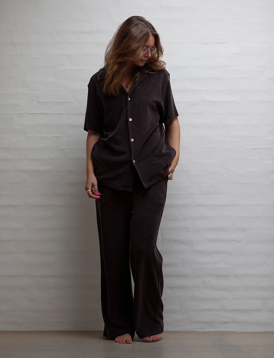 Bongusta - Naram Pants - pyjamahosen - coffee - 2
