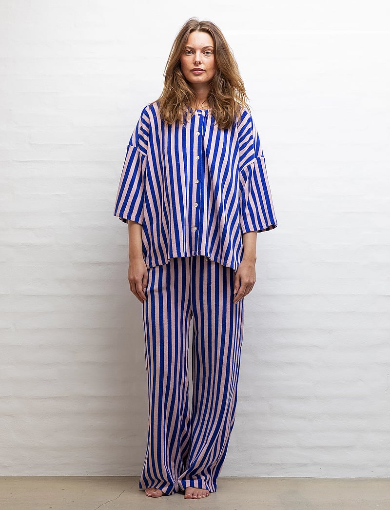 Bongusta - Naram Pants - natbukser - dazzling blue & rose - 2