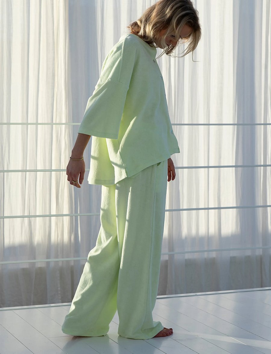 Bongusta - Naram Pants - pyjamahosen - lemon sorbet - 0