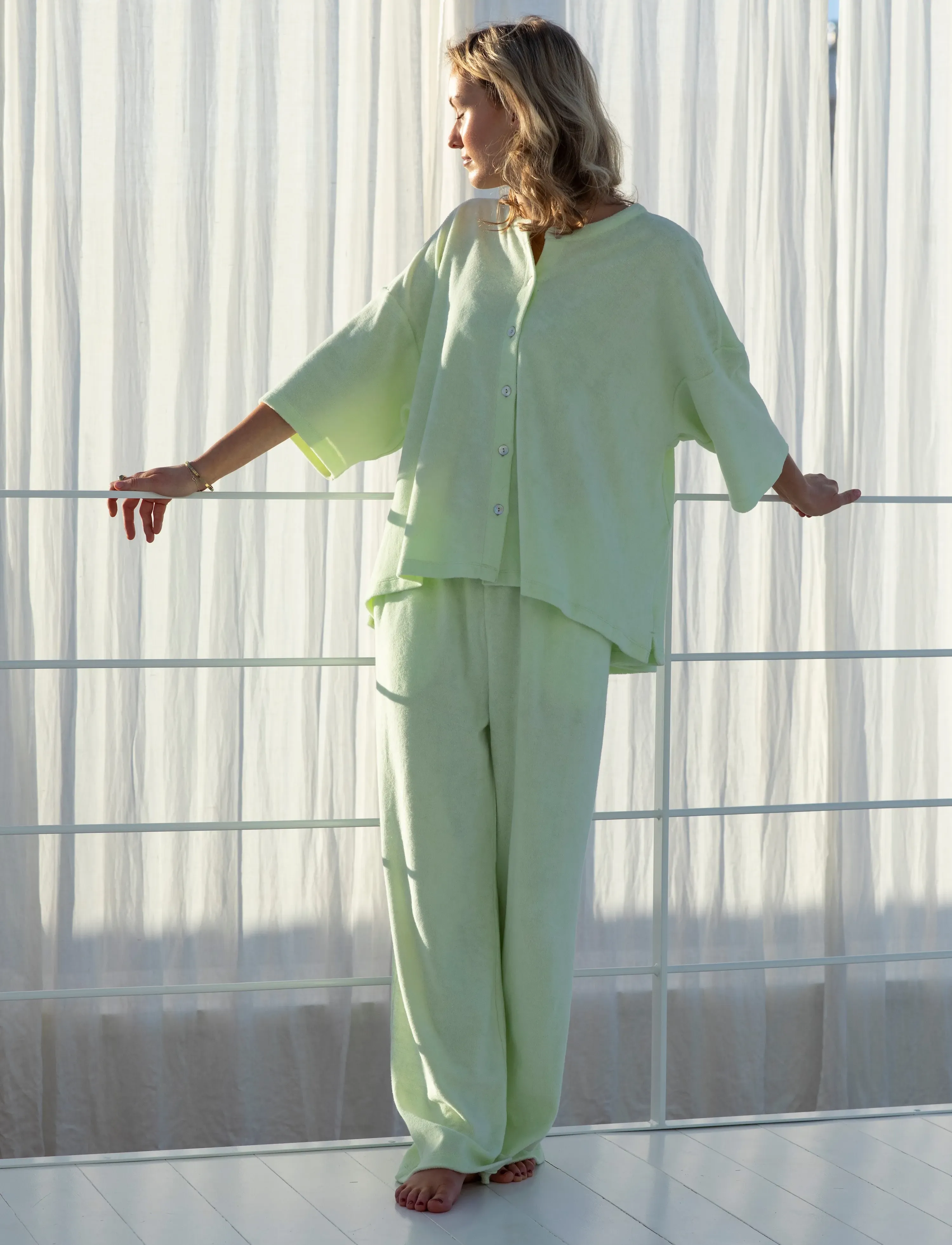 Bongusta - Naram Pants - pyjamahosen - lemon sorbet - 3