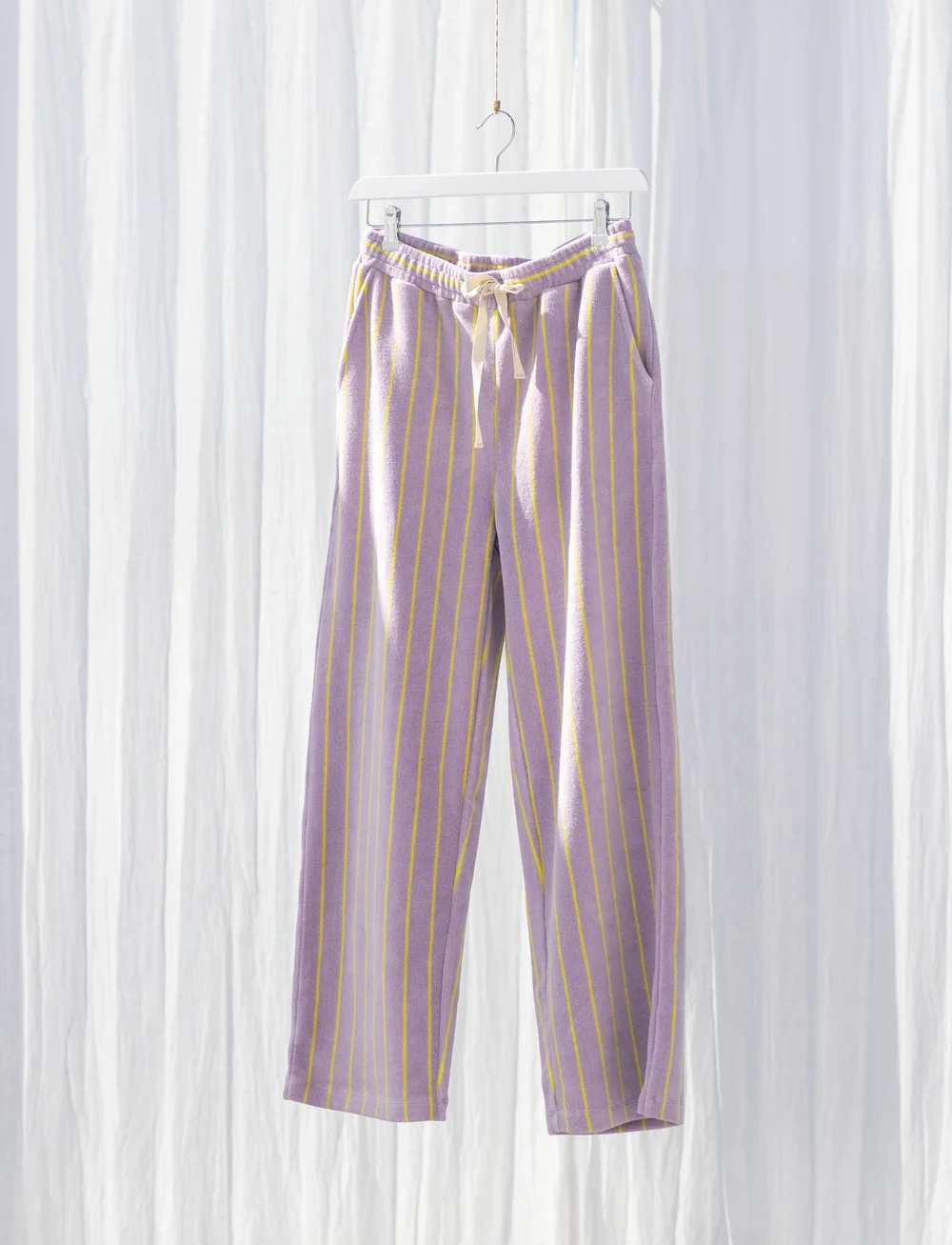 Bongusta - Naram Pants - pysjbukser - lilac & neon yellow - 0