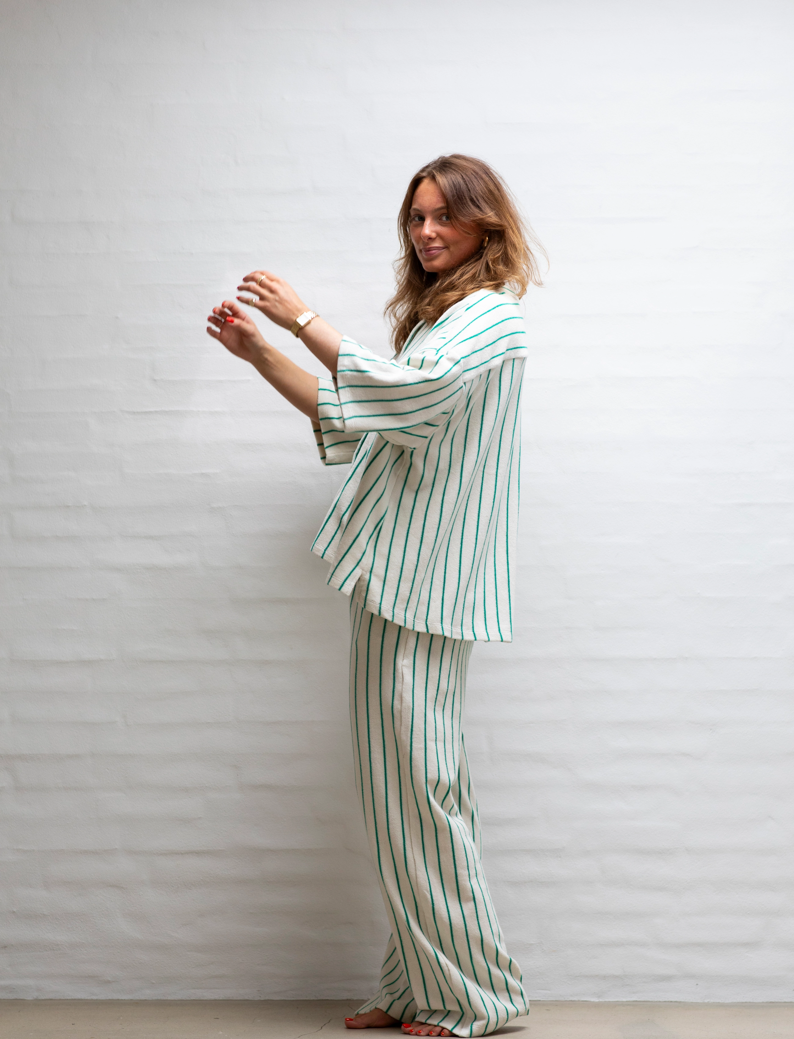 Bongusta Naram Pants, L/XL, Night & Loungewear, Weiß - Pyjamas, Frauen