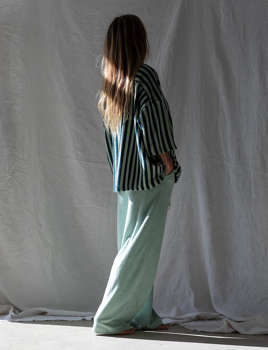 Bongusta - Naram Pants - pyjamahosen - silver sage - 2