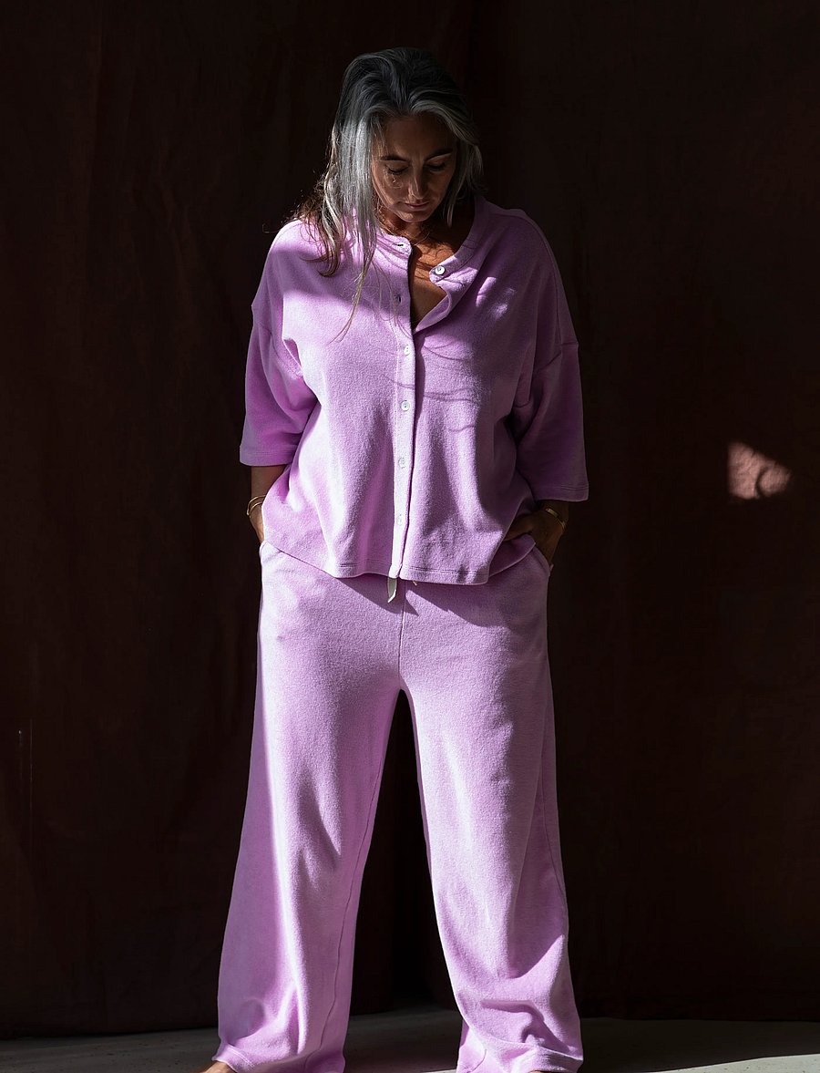 Bongusta - Naram Pants - pyjamahosen - soft fuchsia - 0