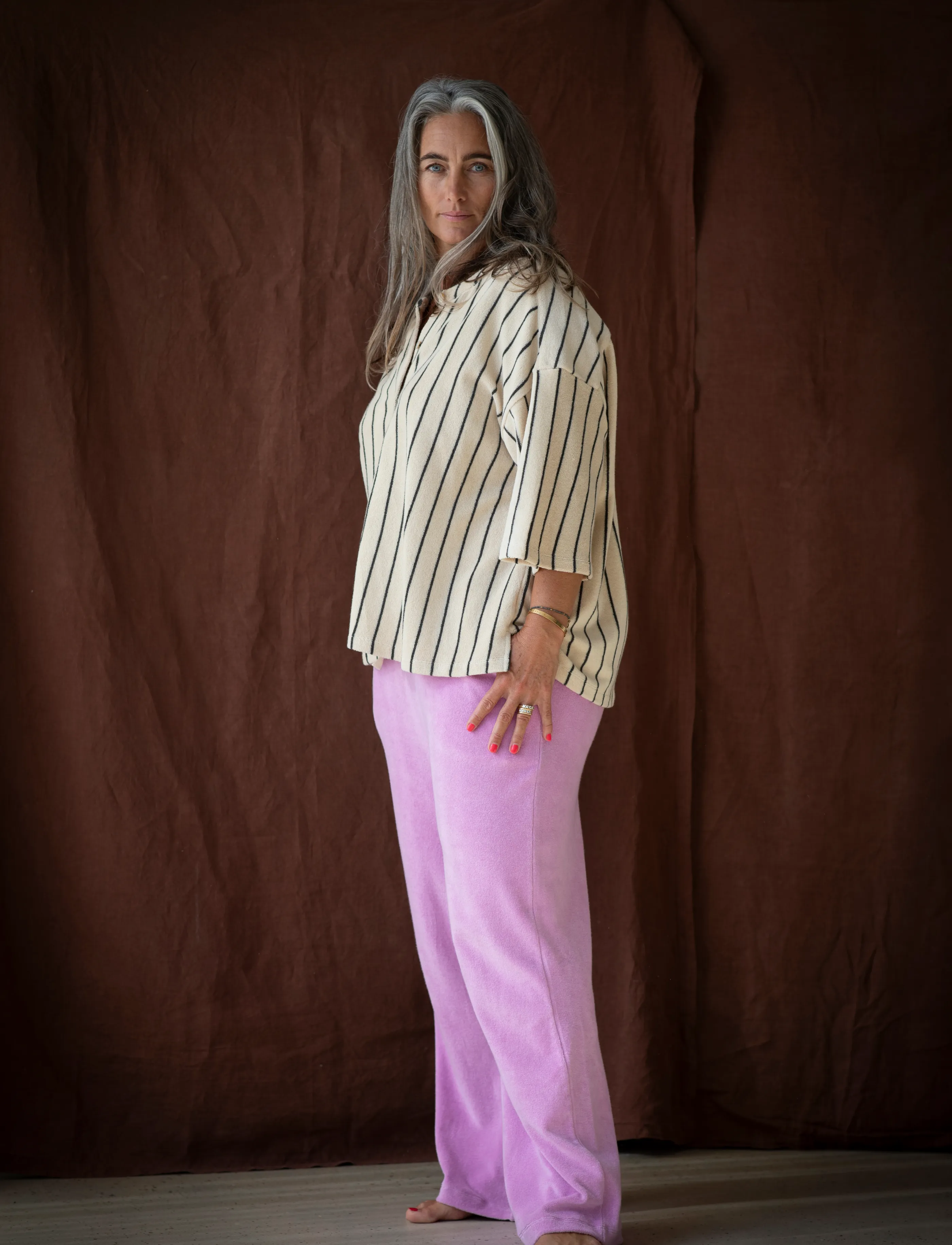 Bongusta - Naram Pants - pyjamahosen - soft fuchsia - 3