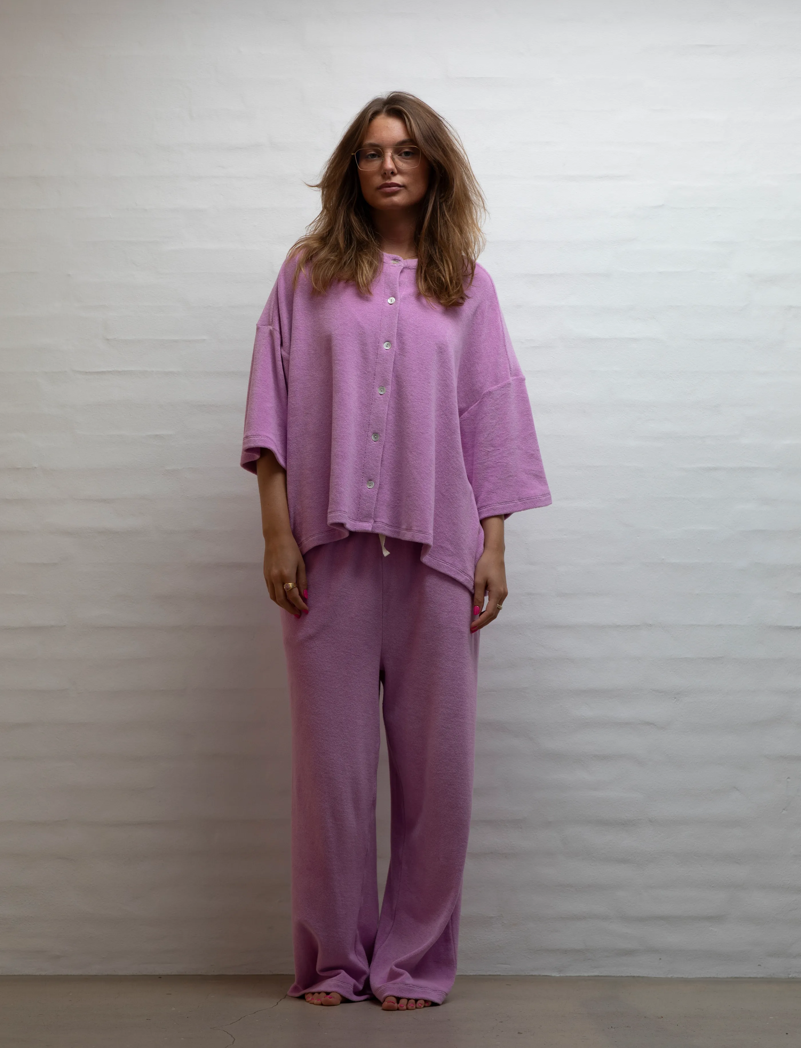 Bongusta - Naram Pants - pyjamahosen - soft fuchsia - 4