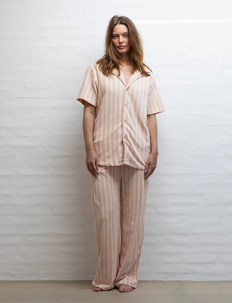 Bongusta - Naram Pants - natbukser - tropical & creme - 0