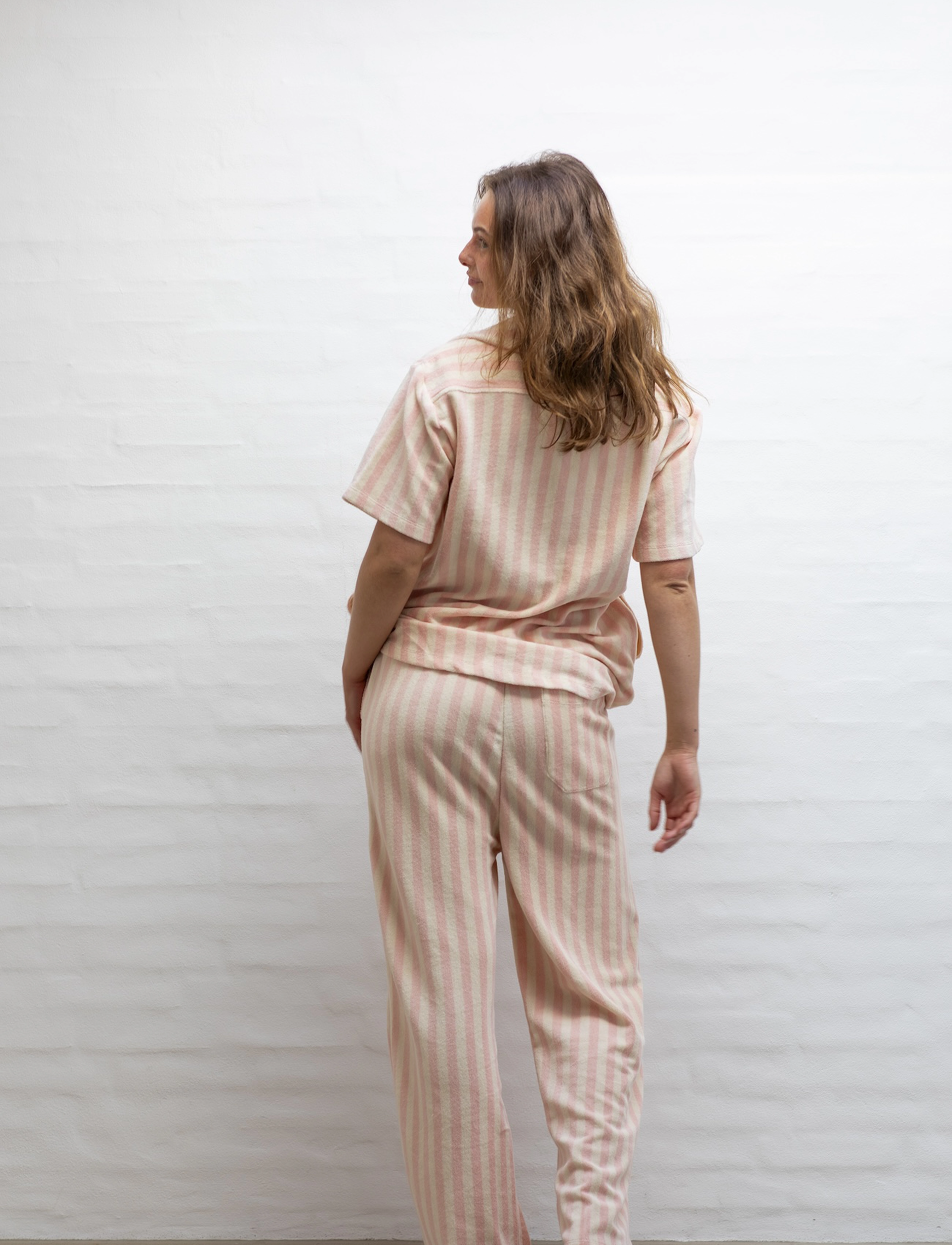 Bongusta - Naram Pants - natbukser - tropical & creme - 2