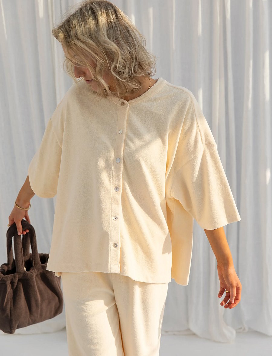 Bongusta - Naram Pants - pyjama pants - vanilla - 2