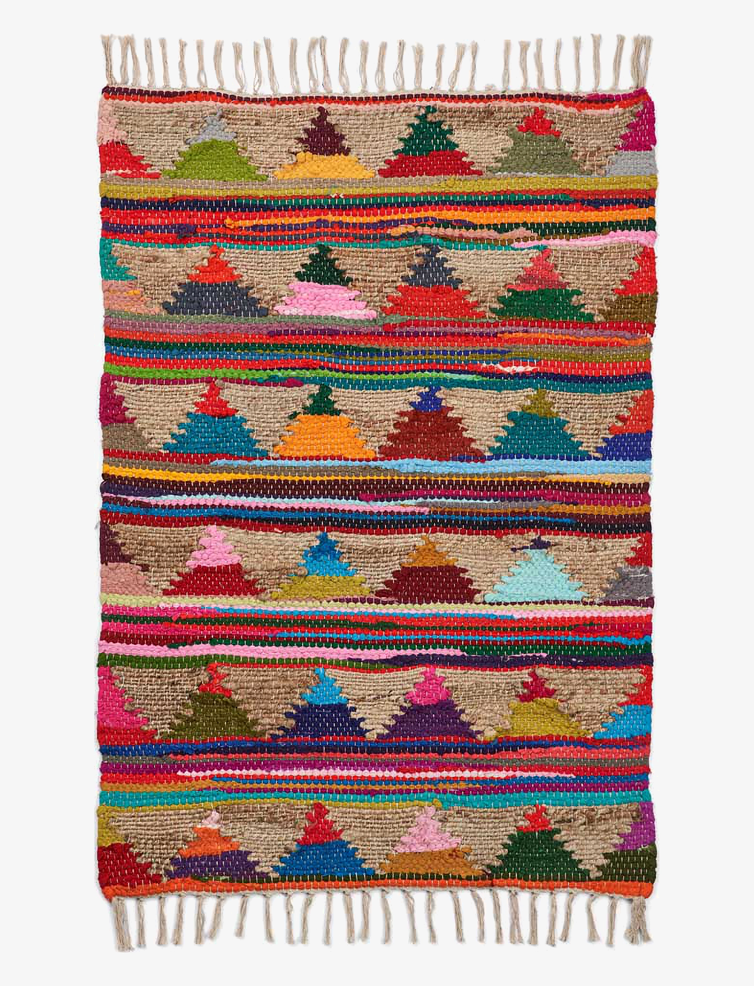 Bongusta Pyramid Chindi Rug - Tæpper - MULTI / multi