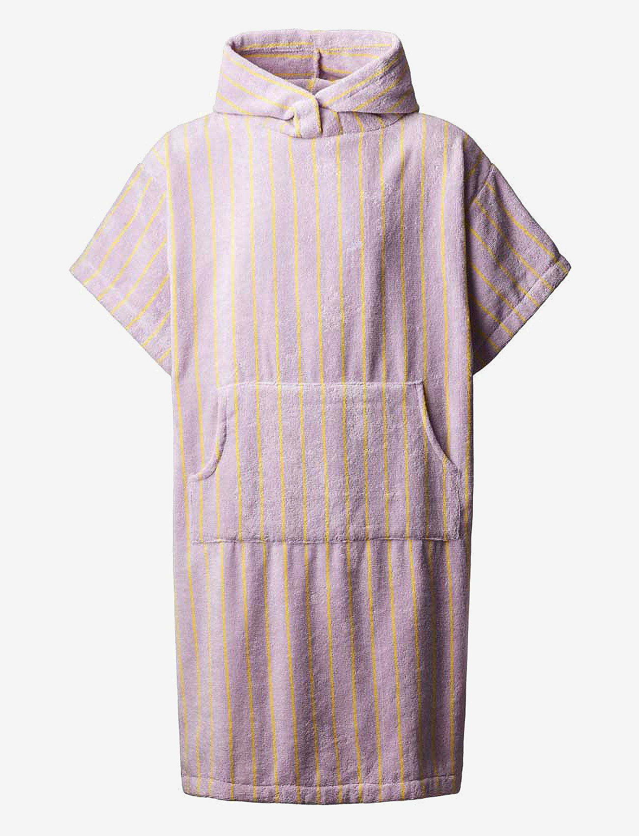 Bongusta - Naram Poncho - alltags-style - lilac & neon yellow - 0