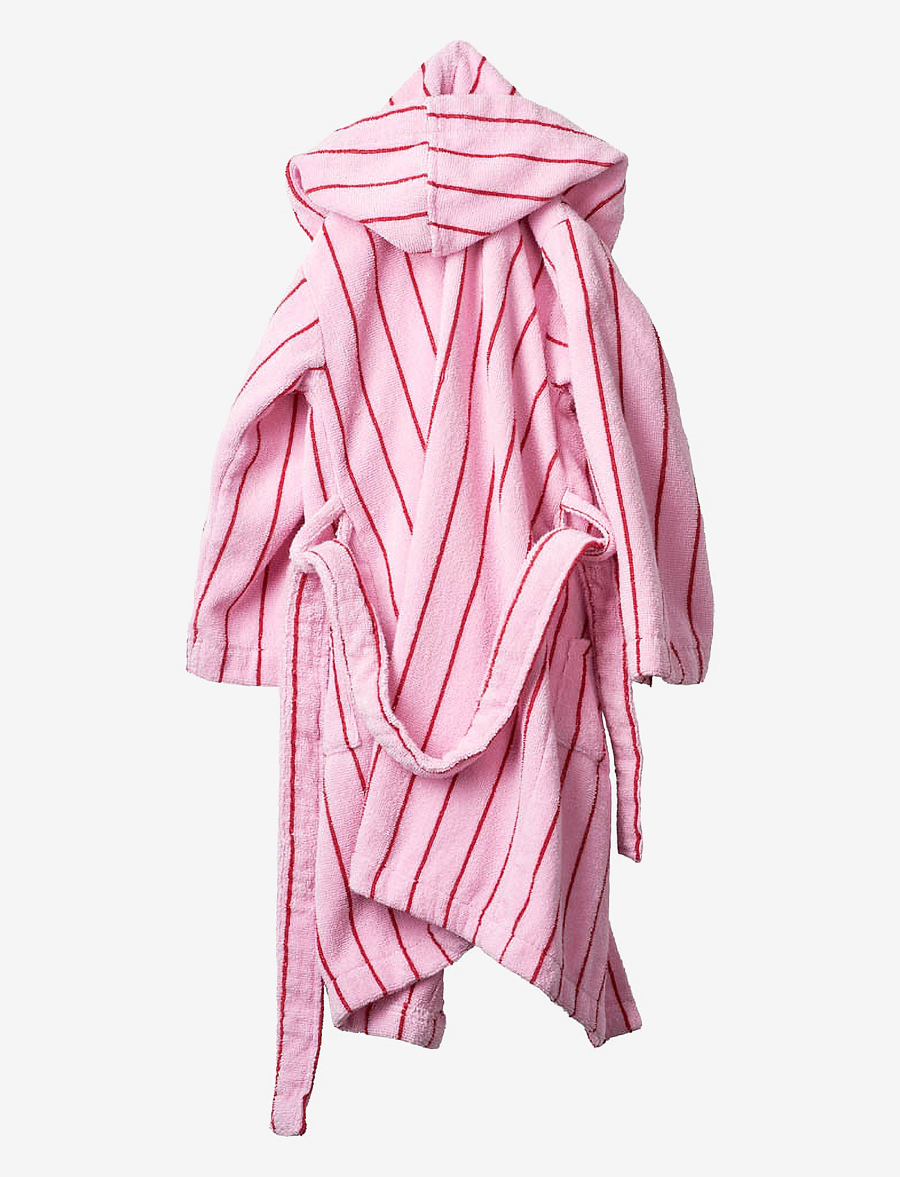 Bongusta - Naram Kids Bathrobe - badjassen - baby pink & ski patrol - 2