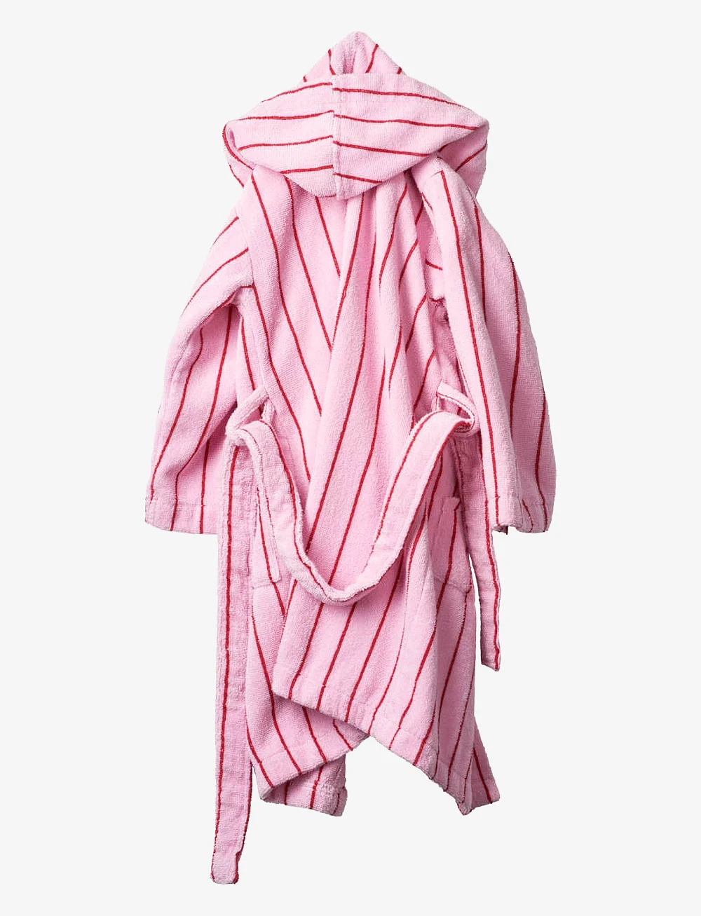 Bongusta - Naram Kids Bathrobe - morgonrockar - baby pink & ski patrol - 2