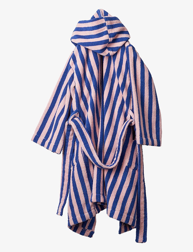 Bongusta - Naram Kids Bathrobe - morgonrockar - dazzling blue & rose - 2