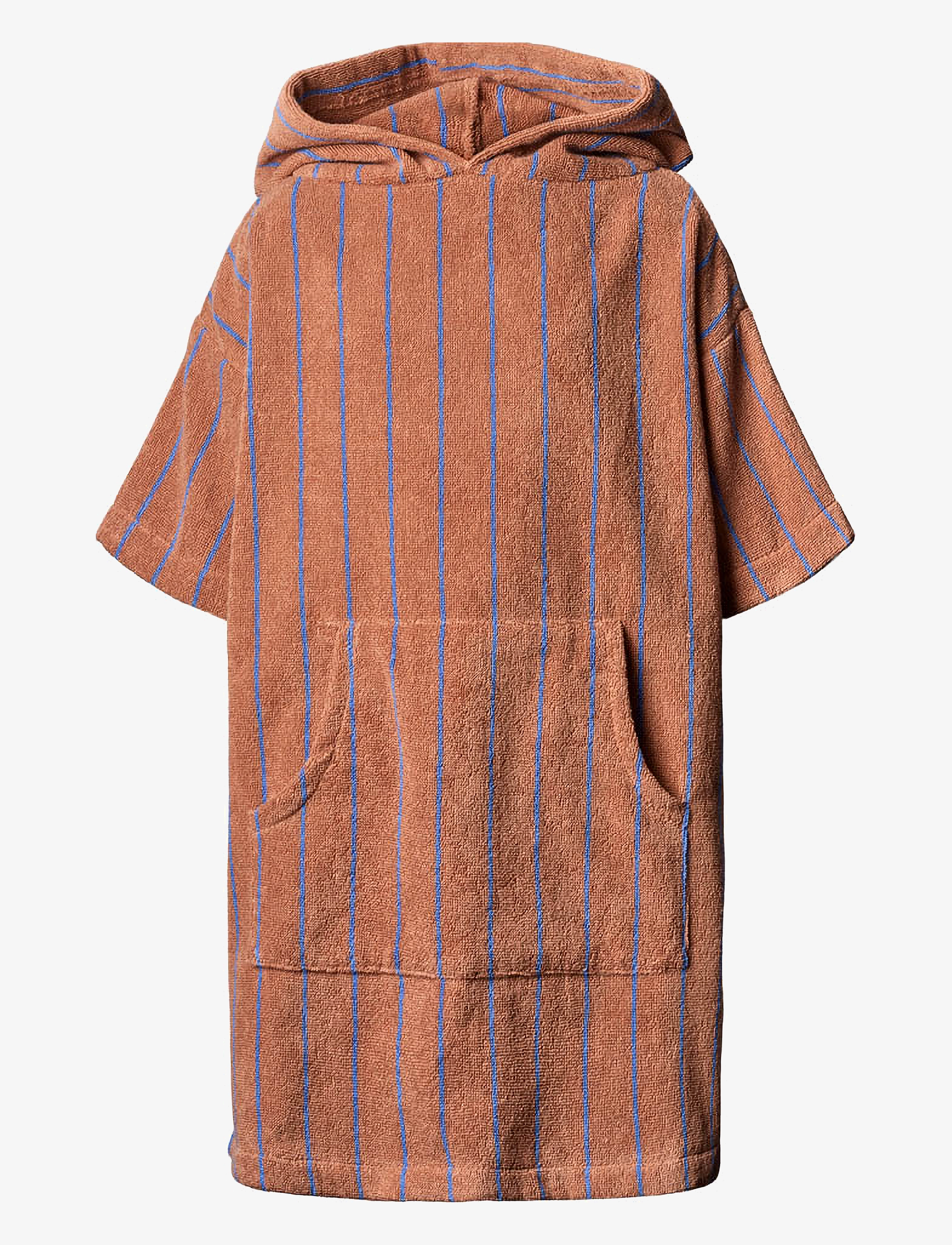 Bongusta Naram Kids Poncho, Bath Poncho, Brun, Str: 146-158CM