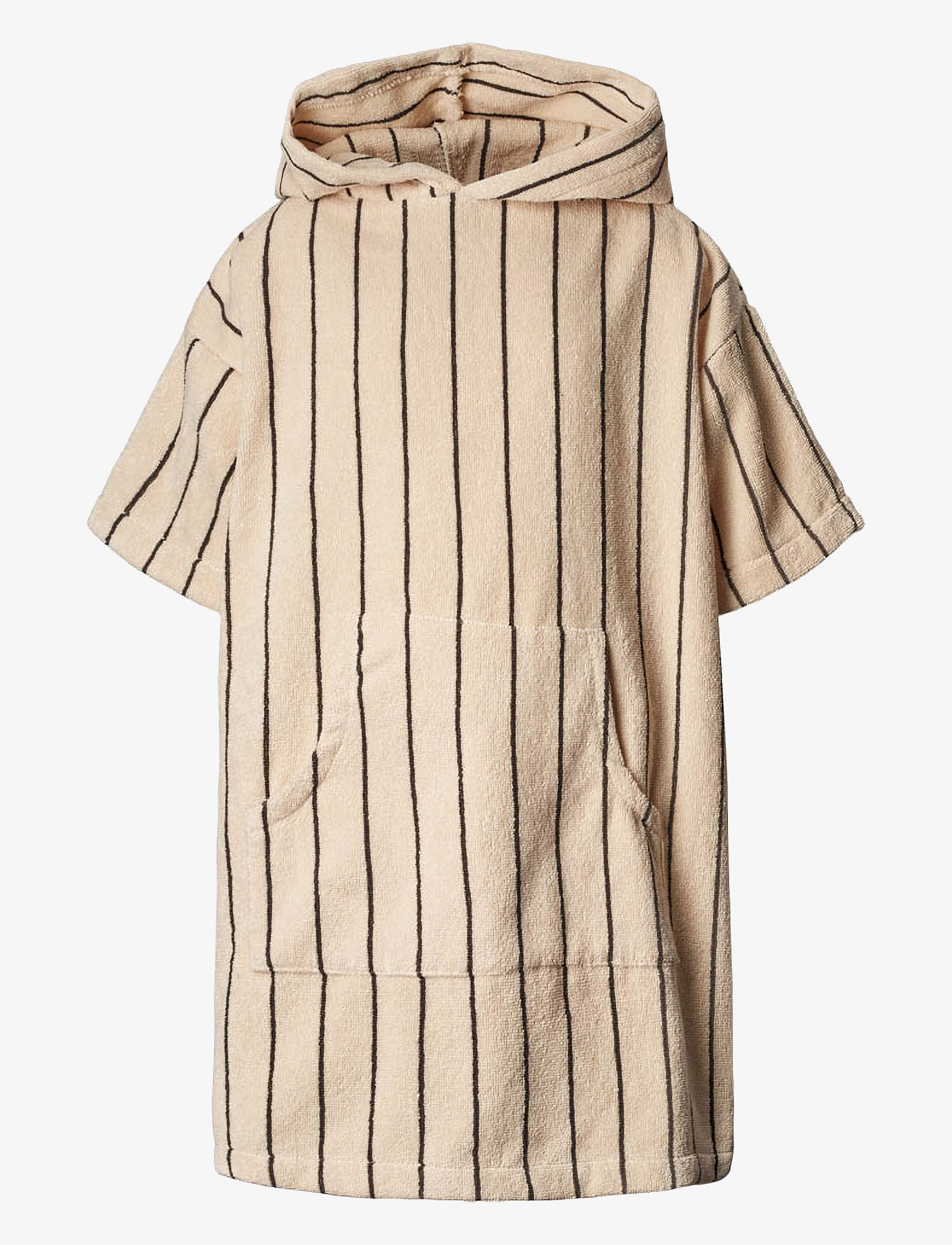Naram Kids Poncho - CREME & INK