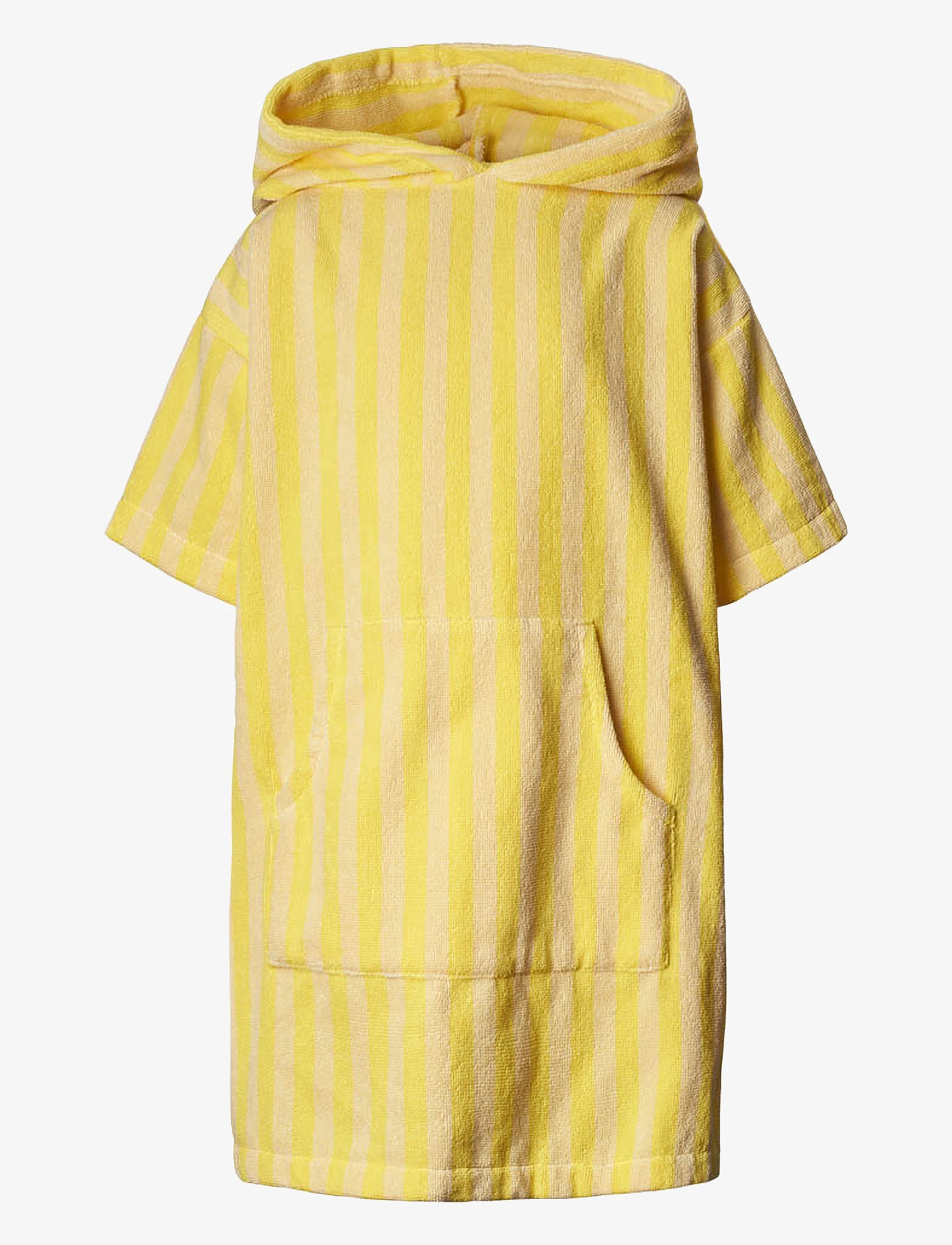 Bongusta Naram Kids Poncho - Vannituba - PRISTINE & NEON YELLOW / yellow