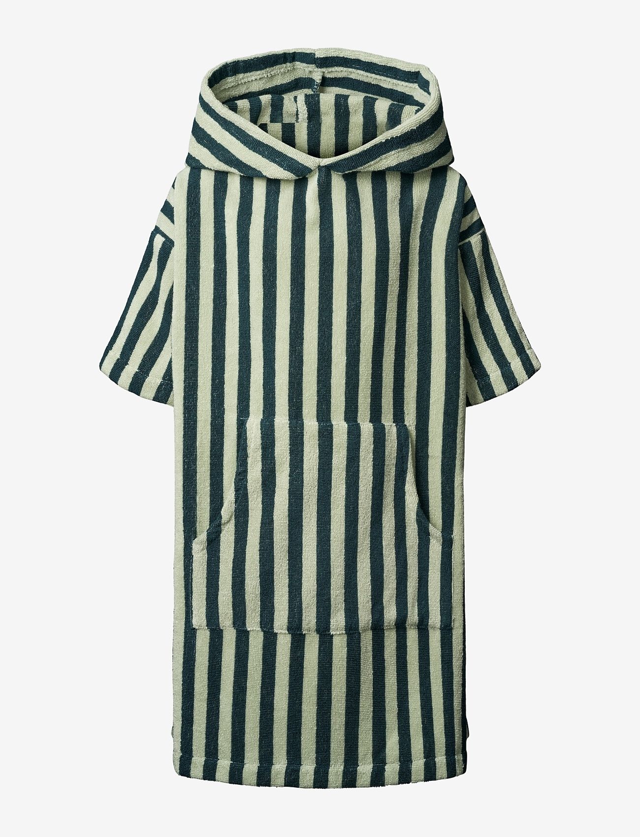 Bongusta - Naram Kids Poncho - badekåber - sea foam & deep teal - 0