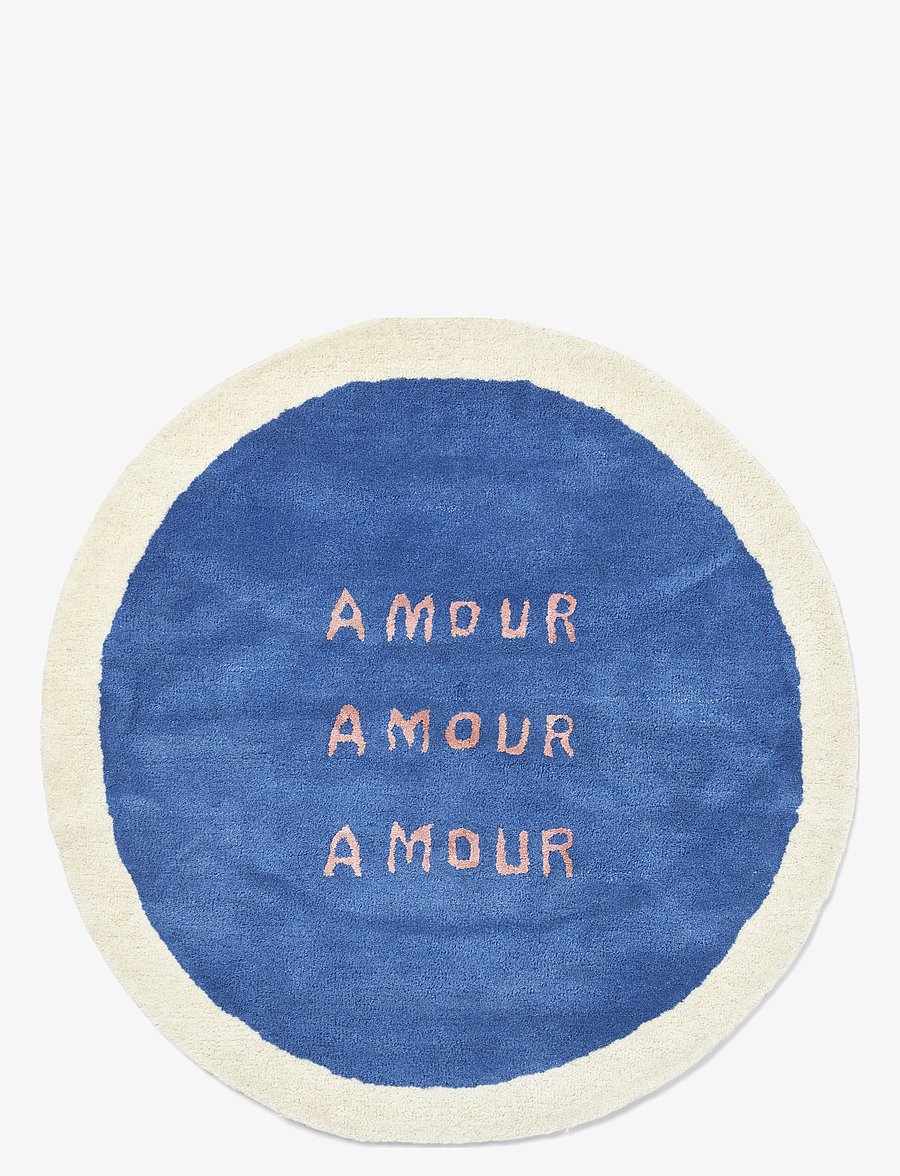Bongusta - Amour Rug - runde teppiche - blue - 1