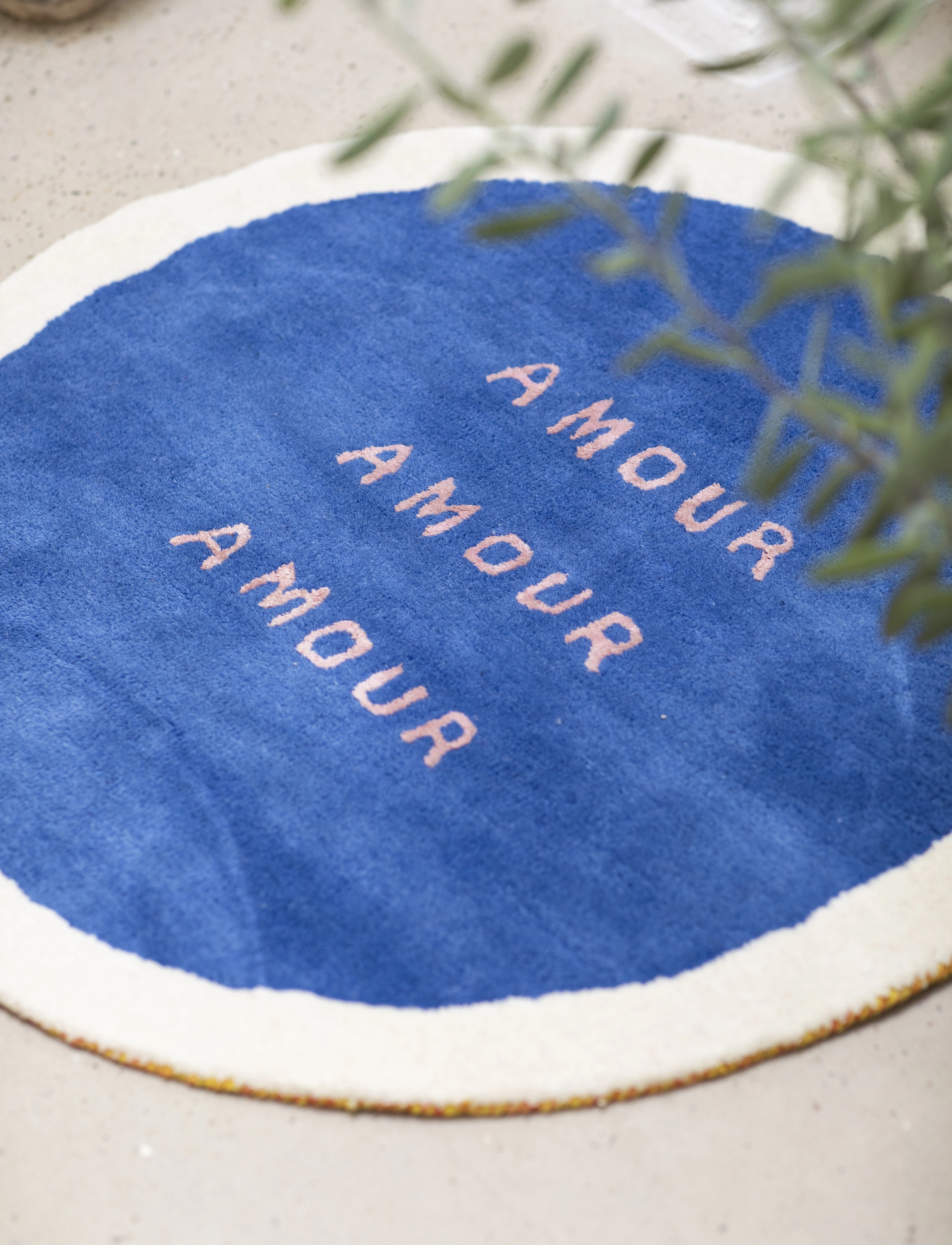 Bongusta - Amour Rug - runde teppiche - blue - 2
