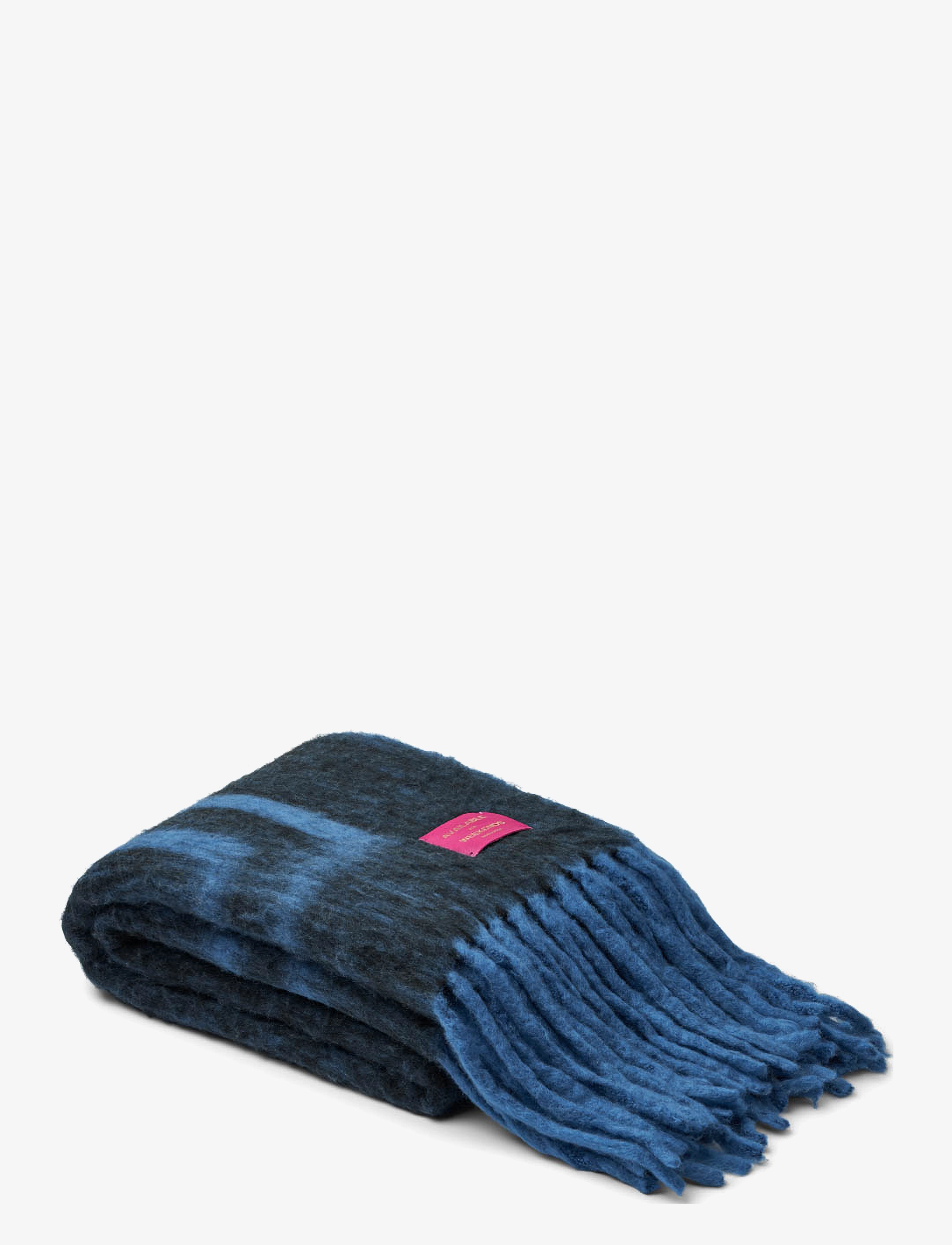 Bongusta Weekend Plaid, Tæppe og plaid, Navy, Str: 130X170CM