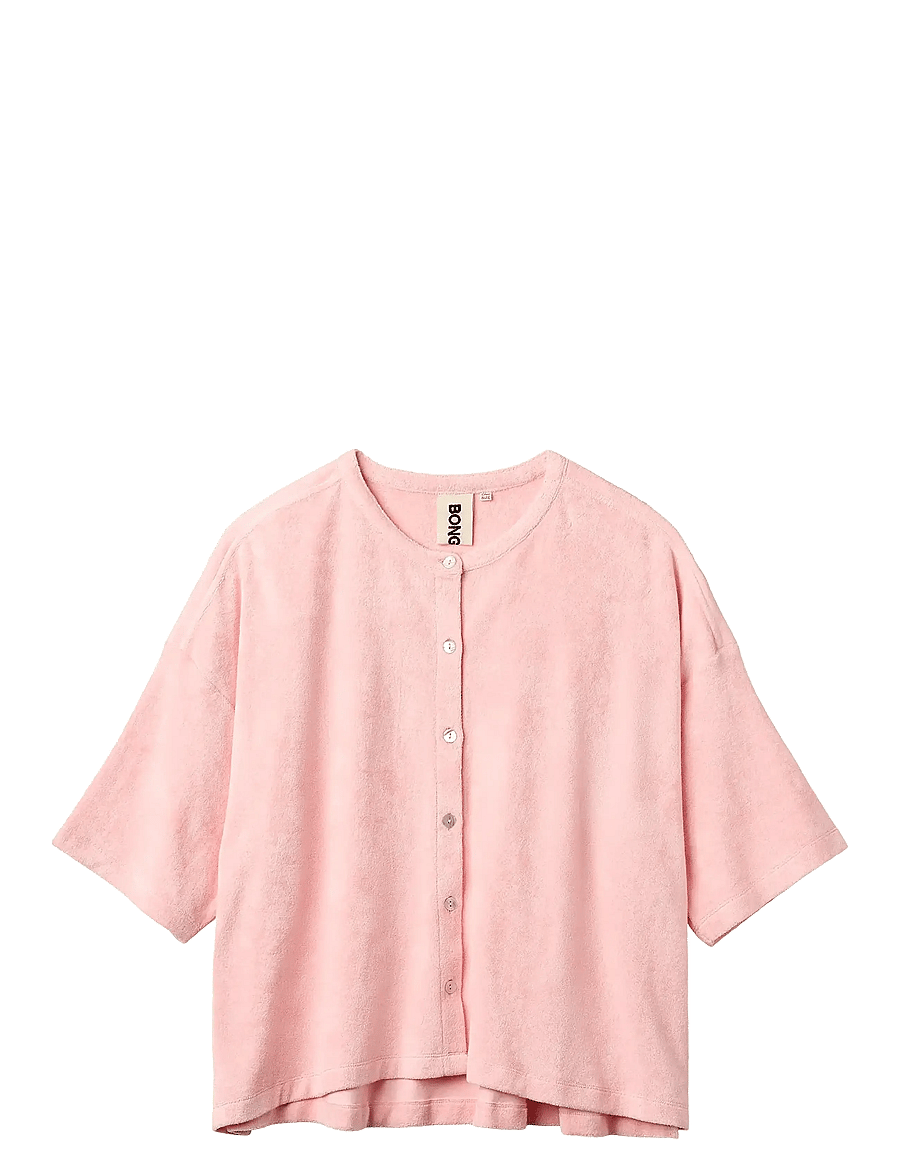 Bongusta - Naram Oversized Shirt - overshirts - blush - 1