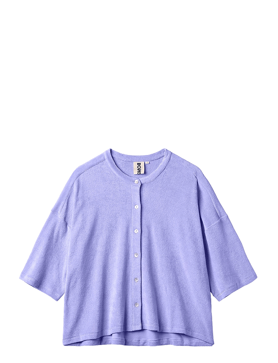 Bongusta - Naram Oversized Shirt - overshirts - lavender blue - 1