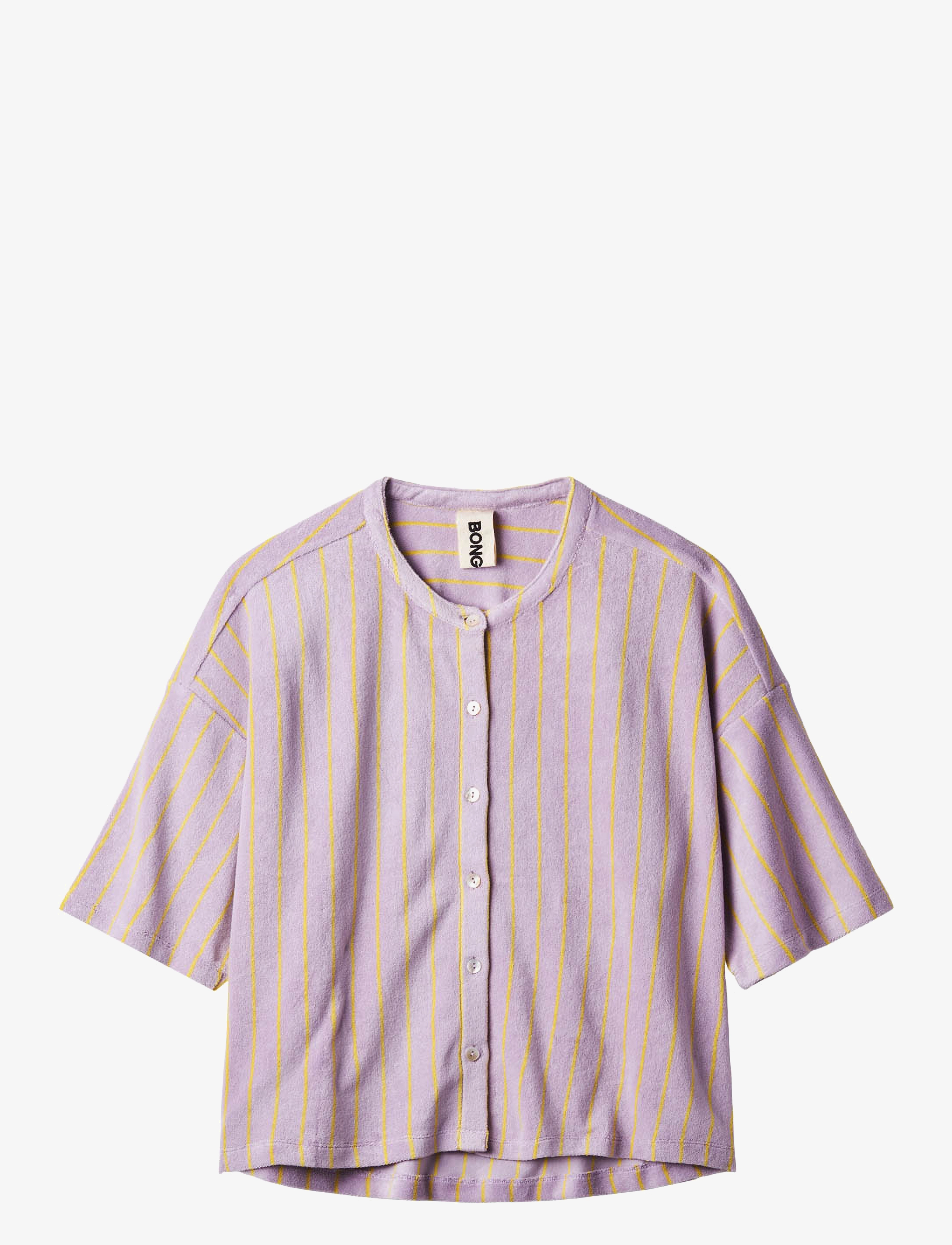 Bongusta Naram Oversized Shirt - Kleidung - LILAC & NEON YELLOW / purple