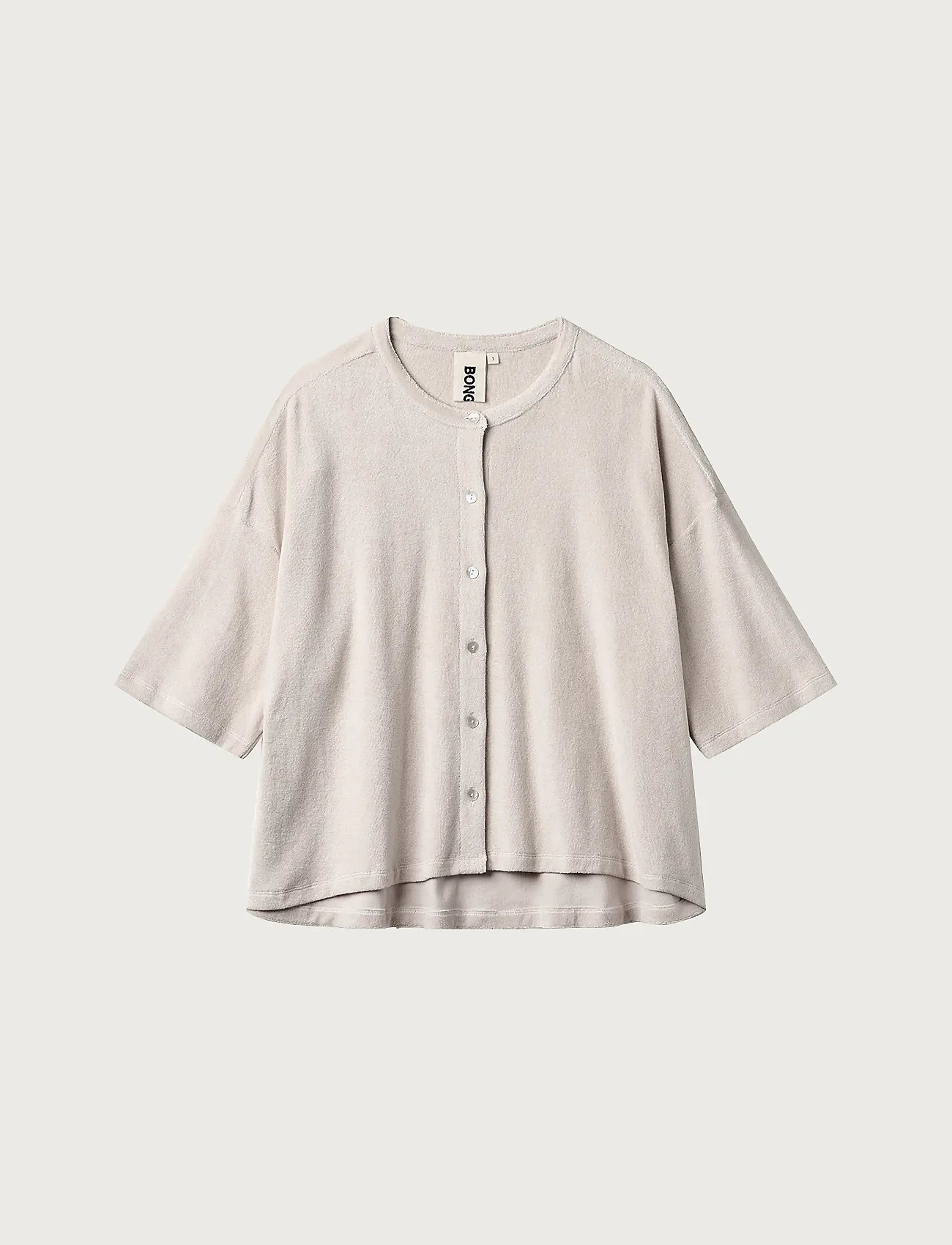 Bongusta - Naram Oversized Shirt - overshirts - moonbeam - 1