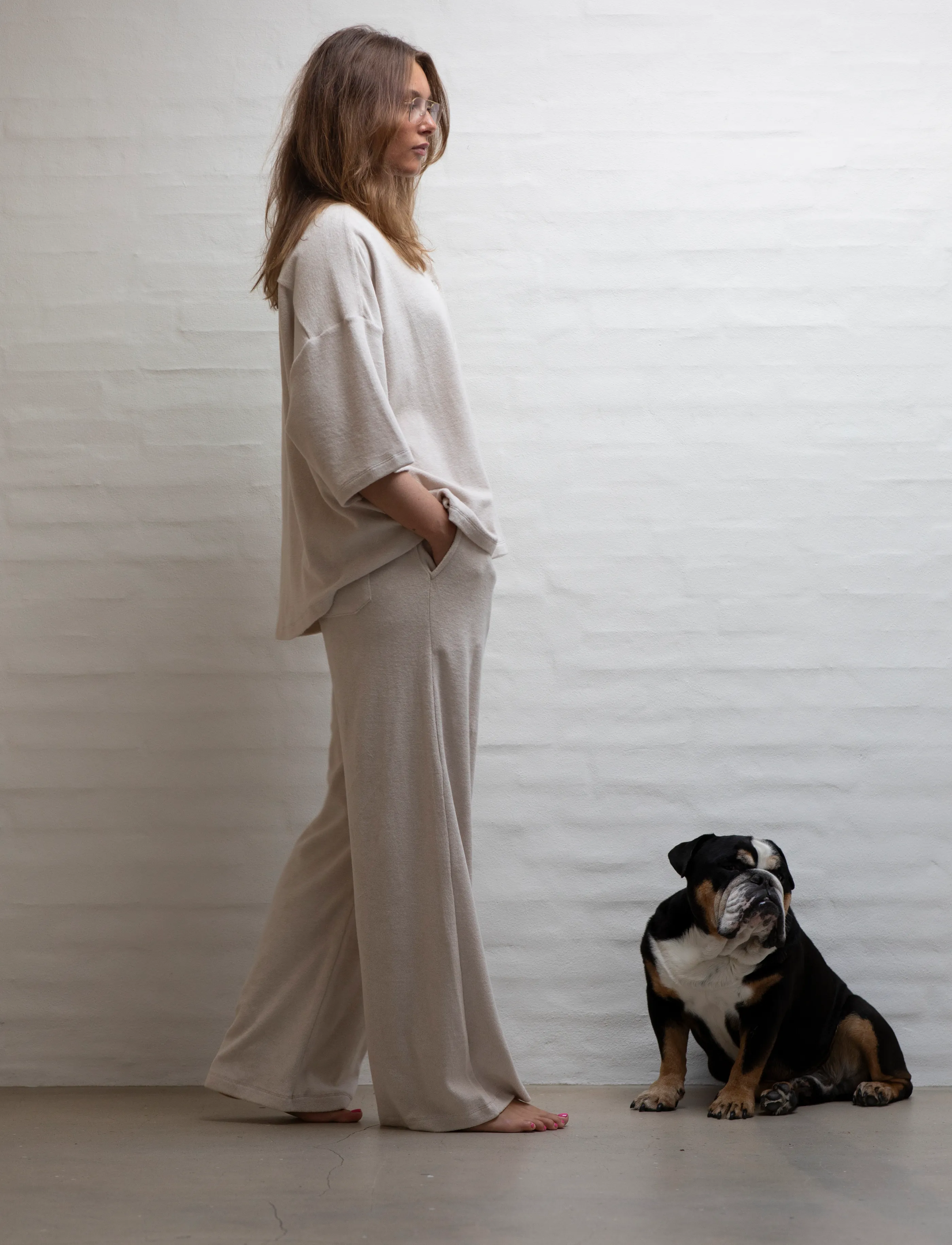 Bongusta - Naram Oversized Shirt - overshirts - moonbeam - 3