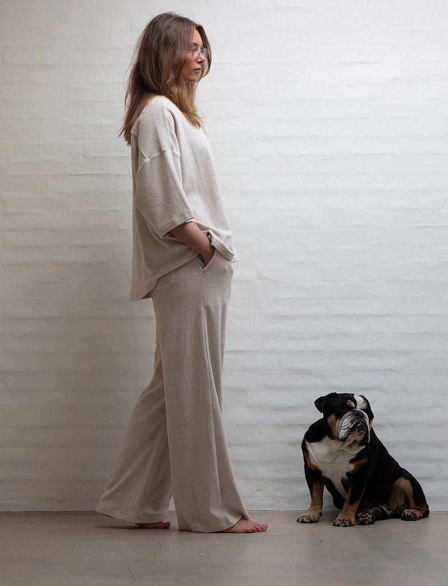Bongusta - Naram Oversized Shirt - overshirts - moonbeam - 3