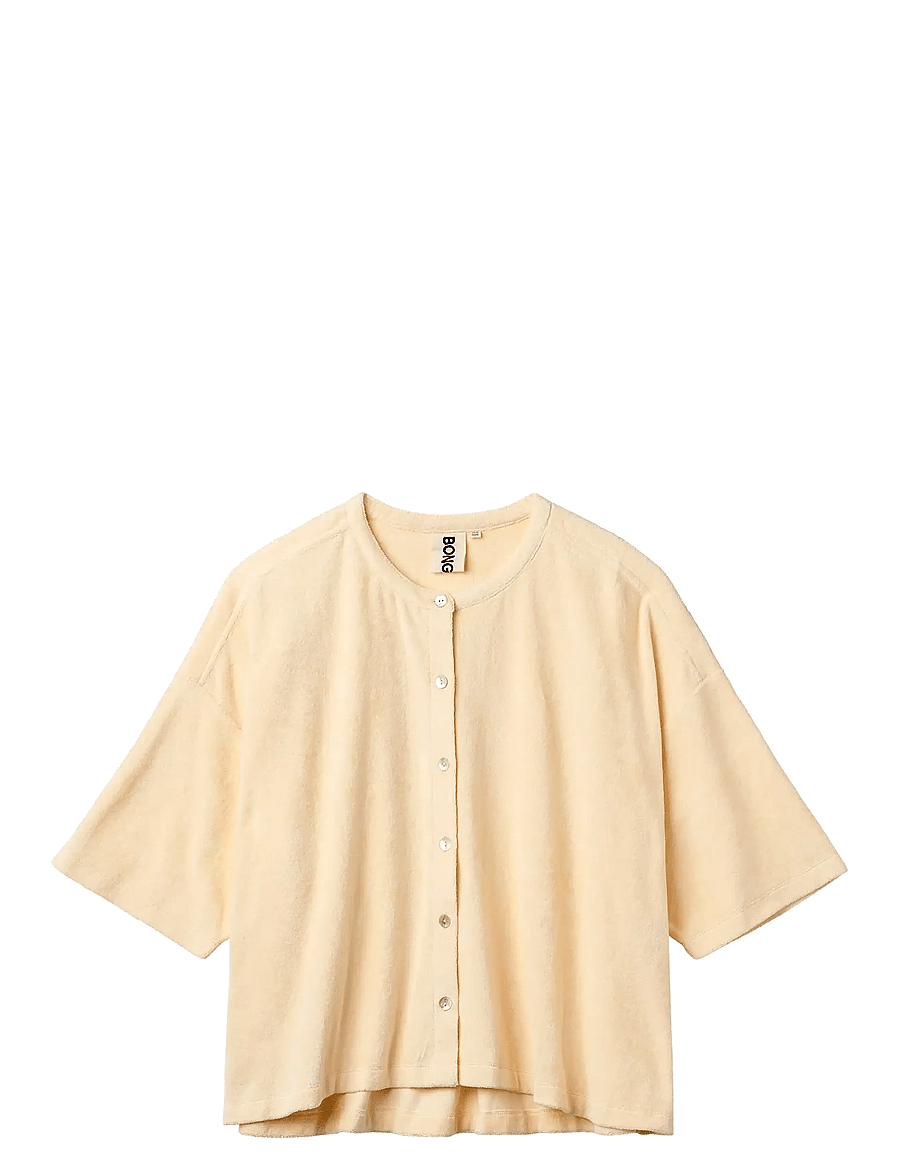 Bongusta - Naram Oversized Shirt - overshirts - vanilla - 1