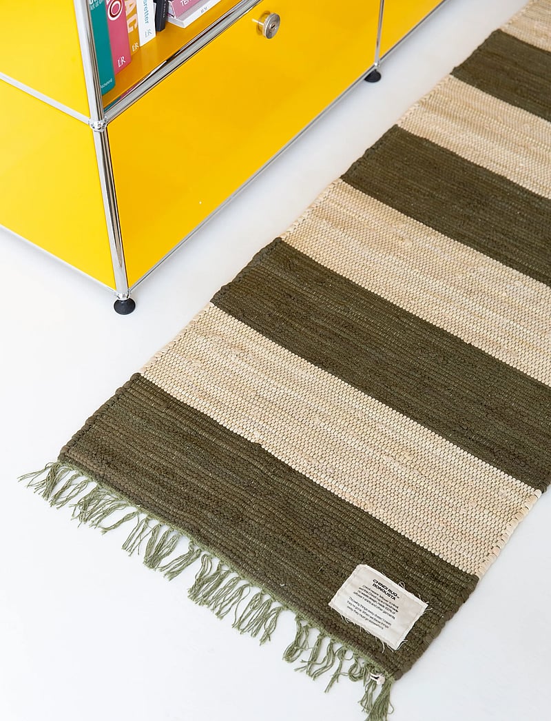 Bongusta - Chindi Rug 60 x 200 cm - flurläufer - army & beige - 2