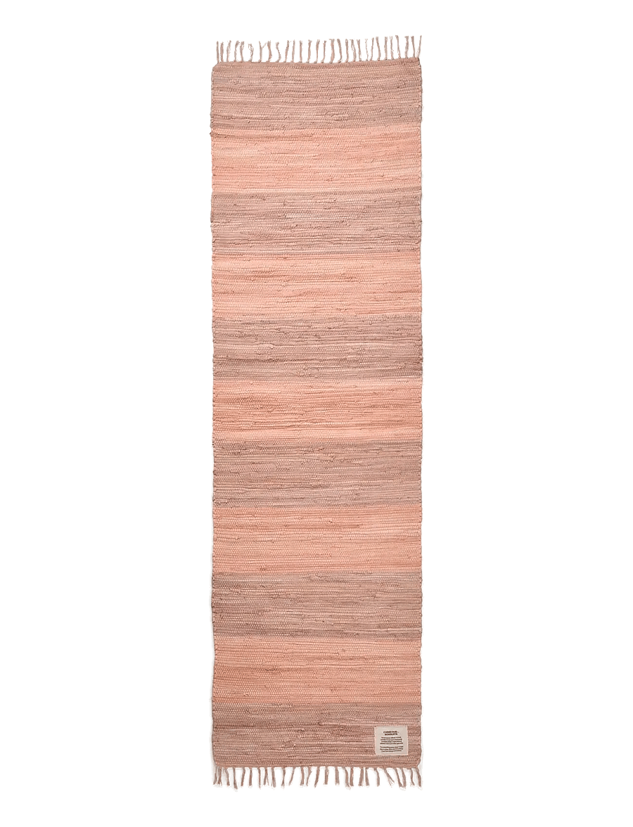 Bongusta - Chindi Rug 60 x 200 cm - baumwollteppiche & flickenteppich - tropicana & ash rose - 0