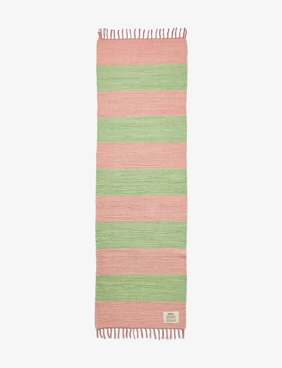 Bongusta - Chindi Rug 60 x 200 cm - ristkülikukujulised vaibad - bubblegum & bright green - 1