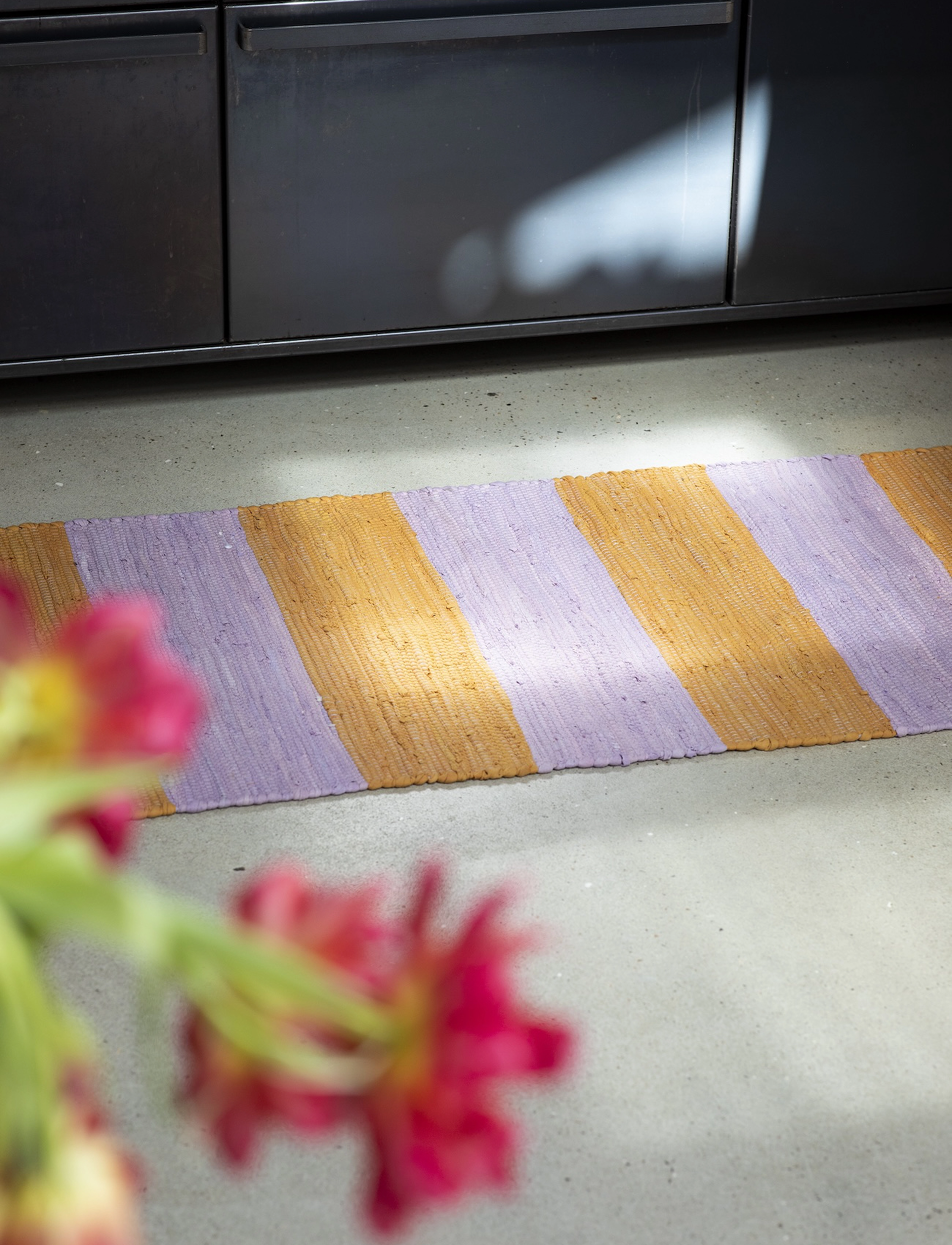 Bongusta Chindi Rug 60 X 200 cm, 60X200, Purple, Tæpper > Løbere Til Gangen, Unisex