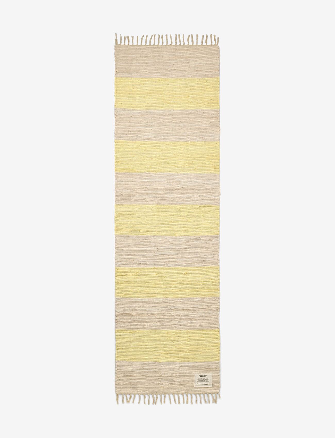 Bongusta - Chindi Rug - köp efter pris - neon yellow & creme - 0