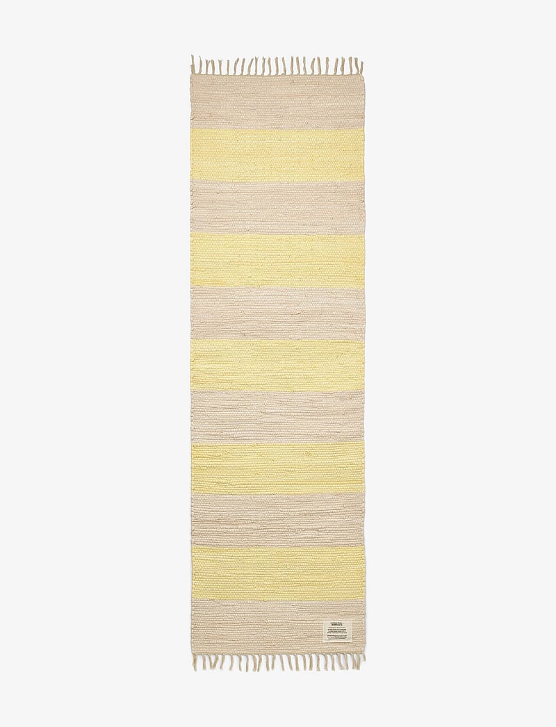 Bongusta - Chindi Rug - nach preis einkaufen - neon yellow & creme - 0
