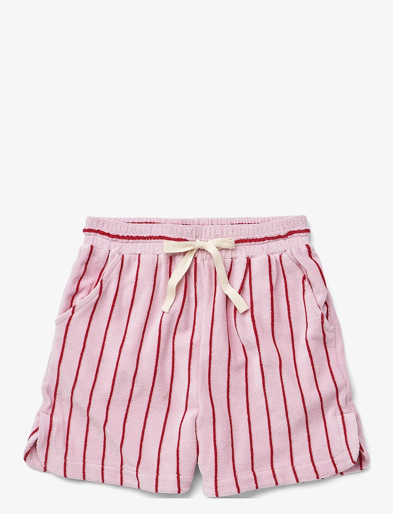 Bongusta - Naram Gym Shorts - shorts casual - baby pink & ski patrol - 1