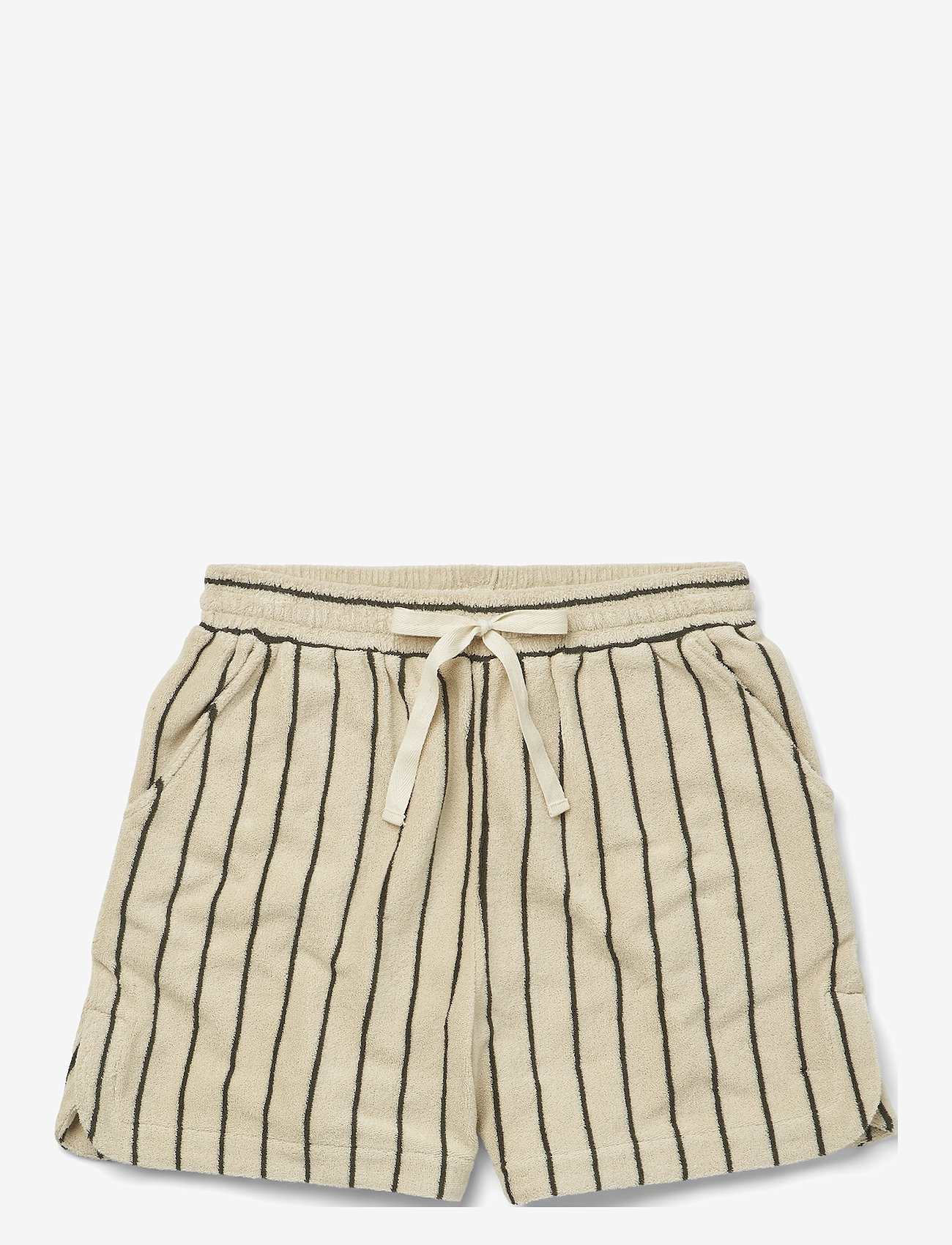 Bongusta - Naram Gym Shorts - lühikesed vabaajapüksid - creme & ink - 1