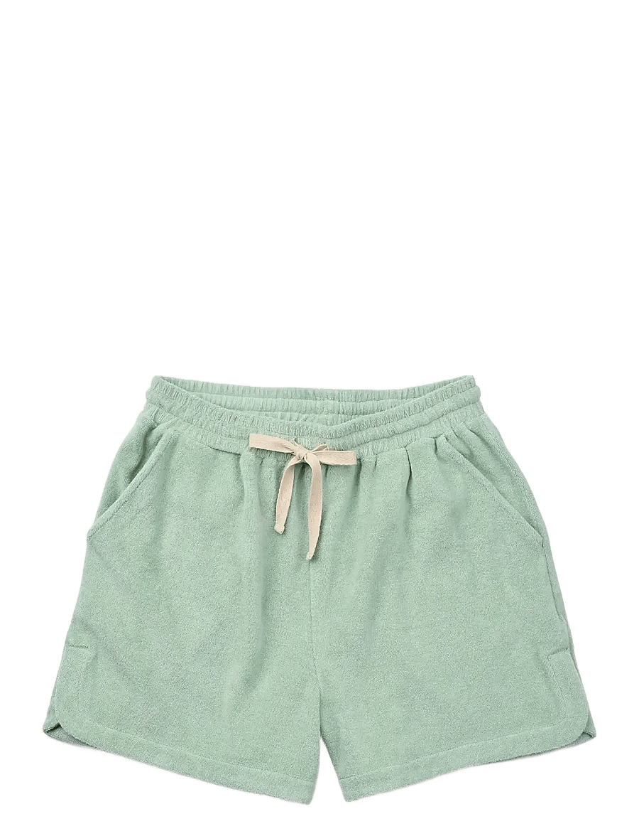 Bongusta - Naram Gym Shorts - casual shorts - silver sage - 1