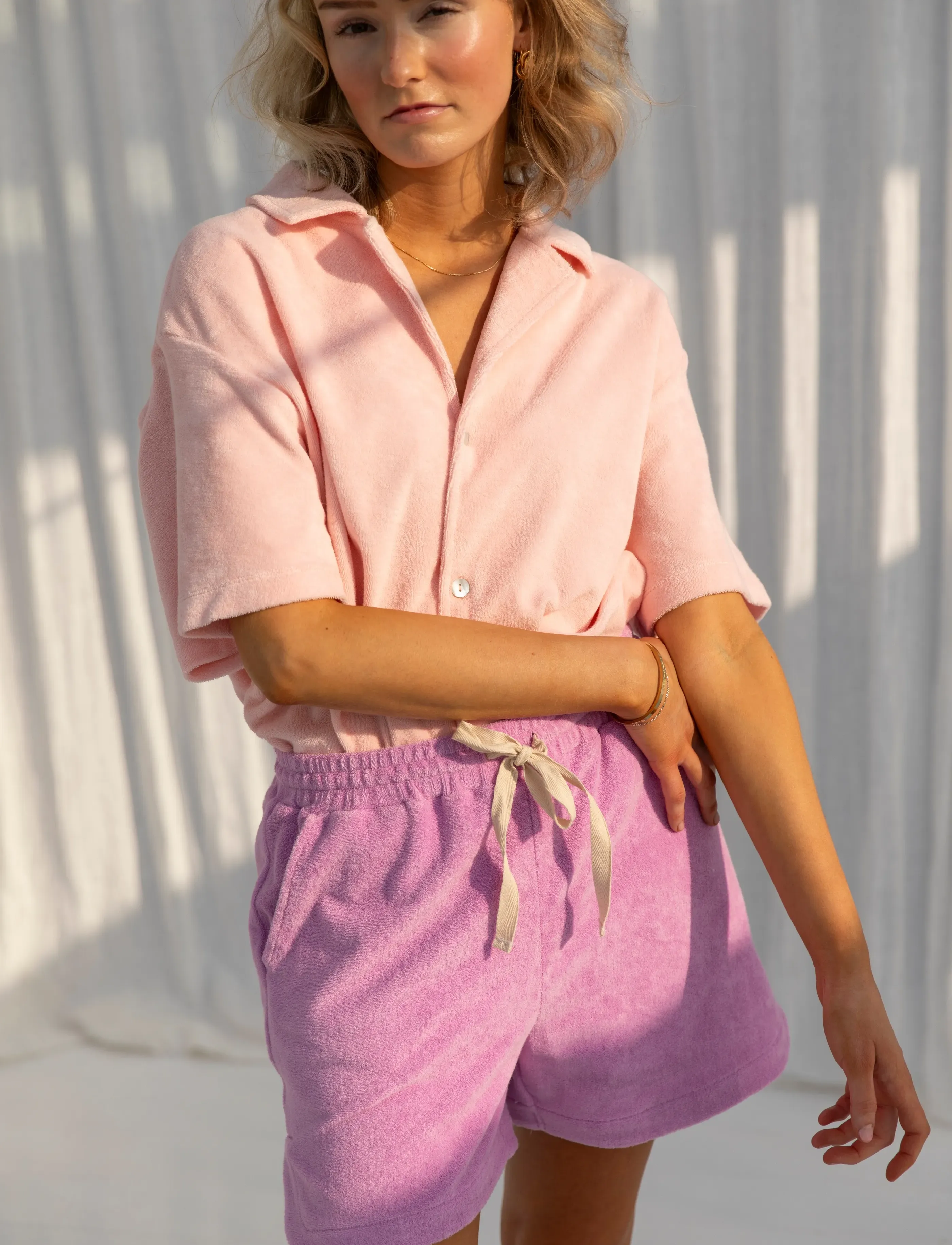 Bongusta Naram Gym Shorts, Kvinder, Træningsshorts, Pink, Str: XS/S 36 cm