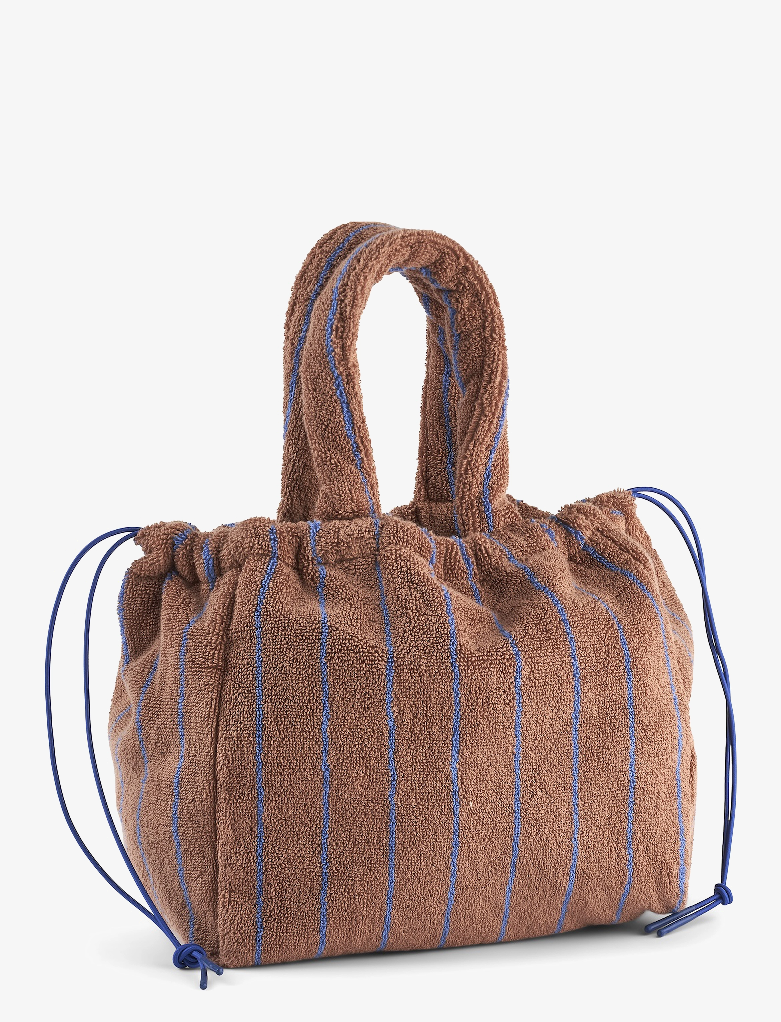 Bongusta Naram Handbag Small, Kvinder, Frotté Håndtaske, Brun, Str: 25X17X26CM