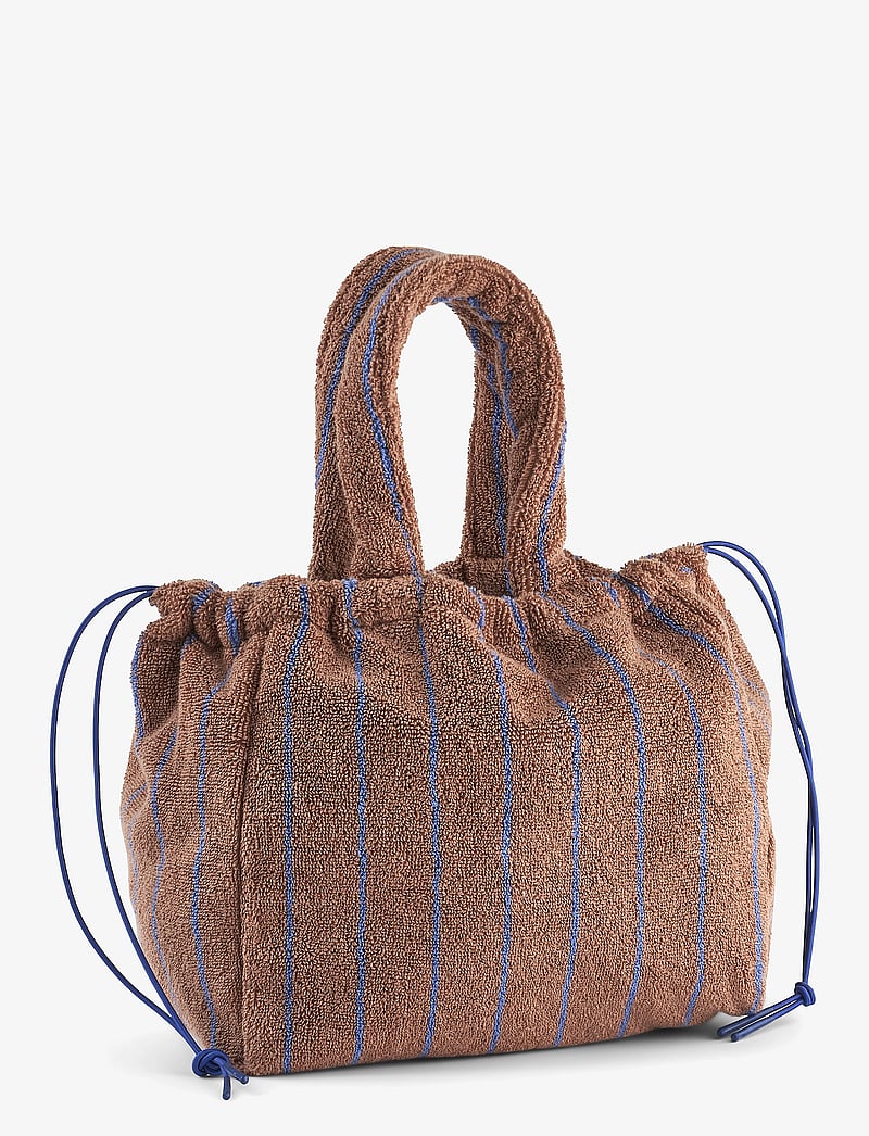 Bongusta - Naram Handbag Small - tote bags - camel & ultramarine - 0