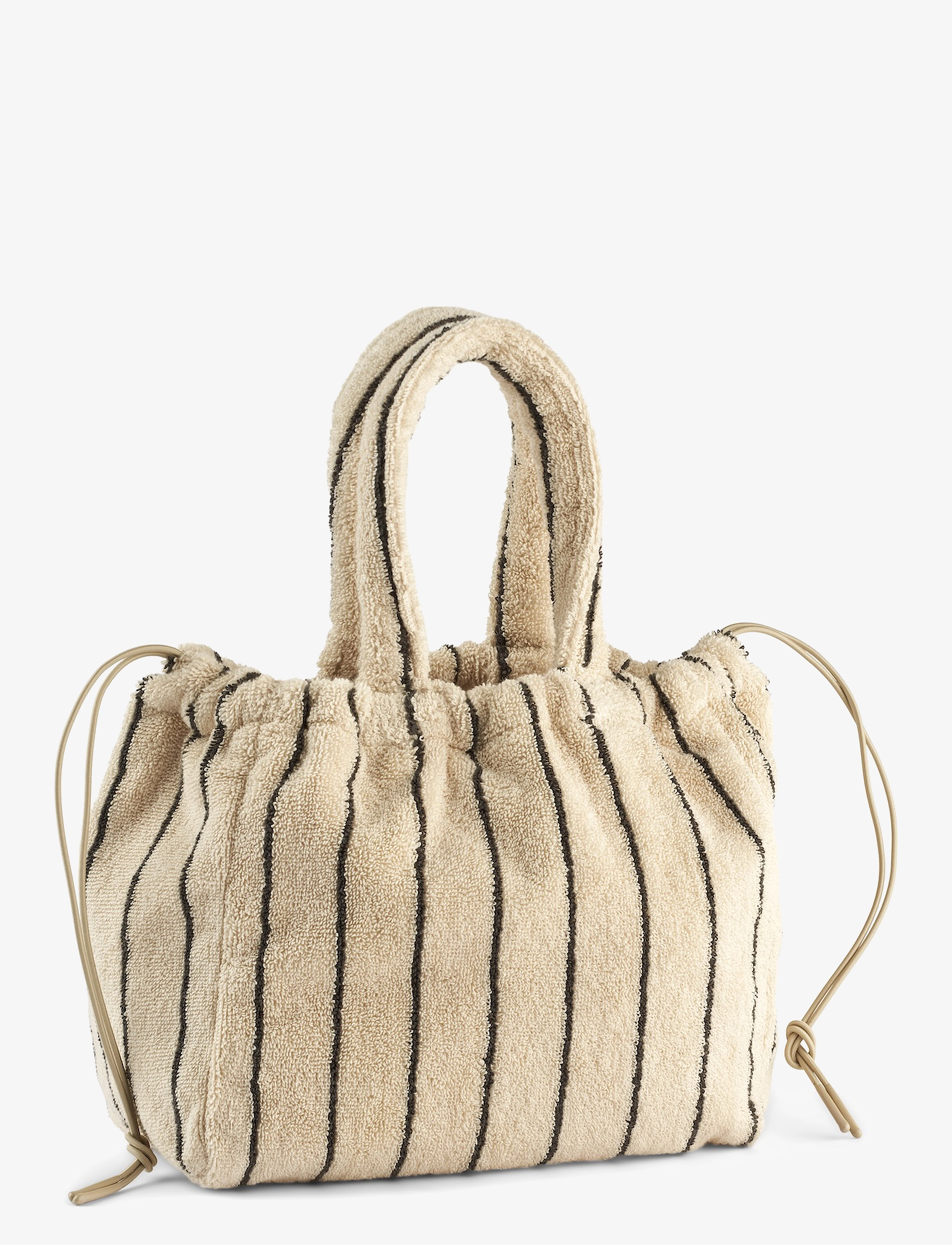Bongusta Naram Handbag Small, Kvinder, Frotté Håndtaske, Cream, Str: 25X17X26CM