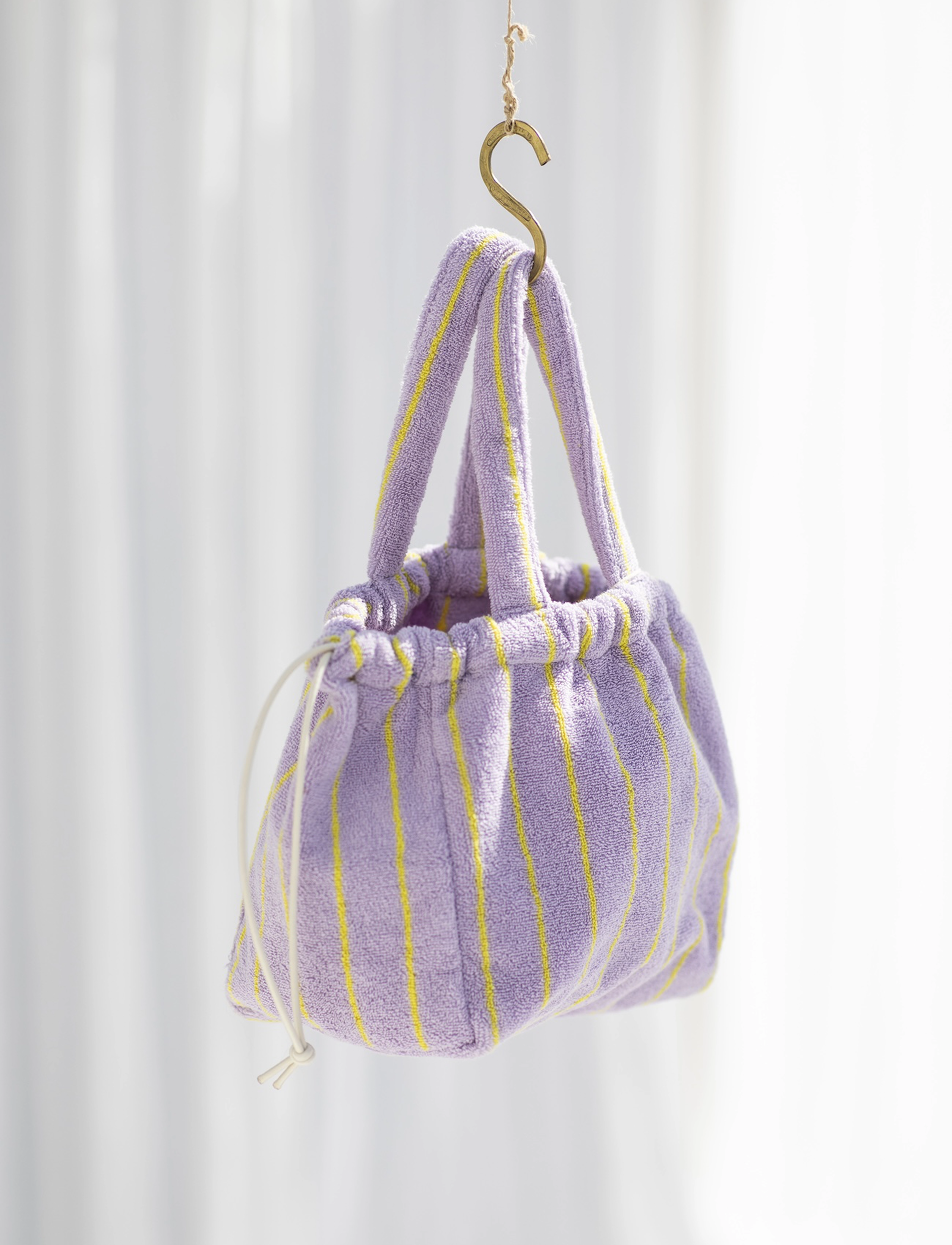 Bongusta Naram Handbag Small, Kvinder, Frotté Håndtaske, Lila, Str: 25X17X26CM